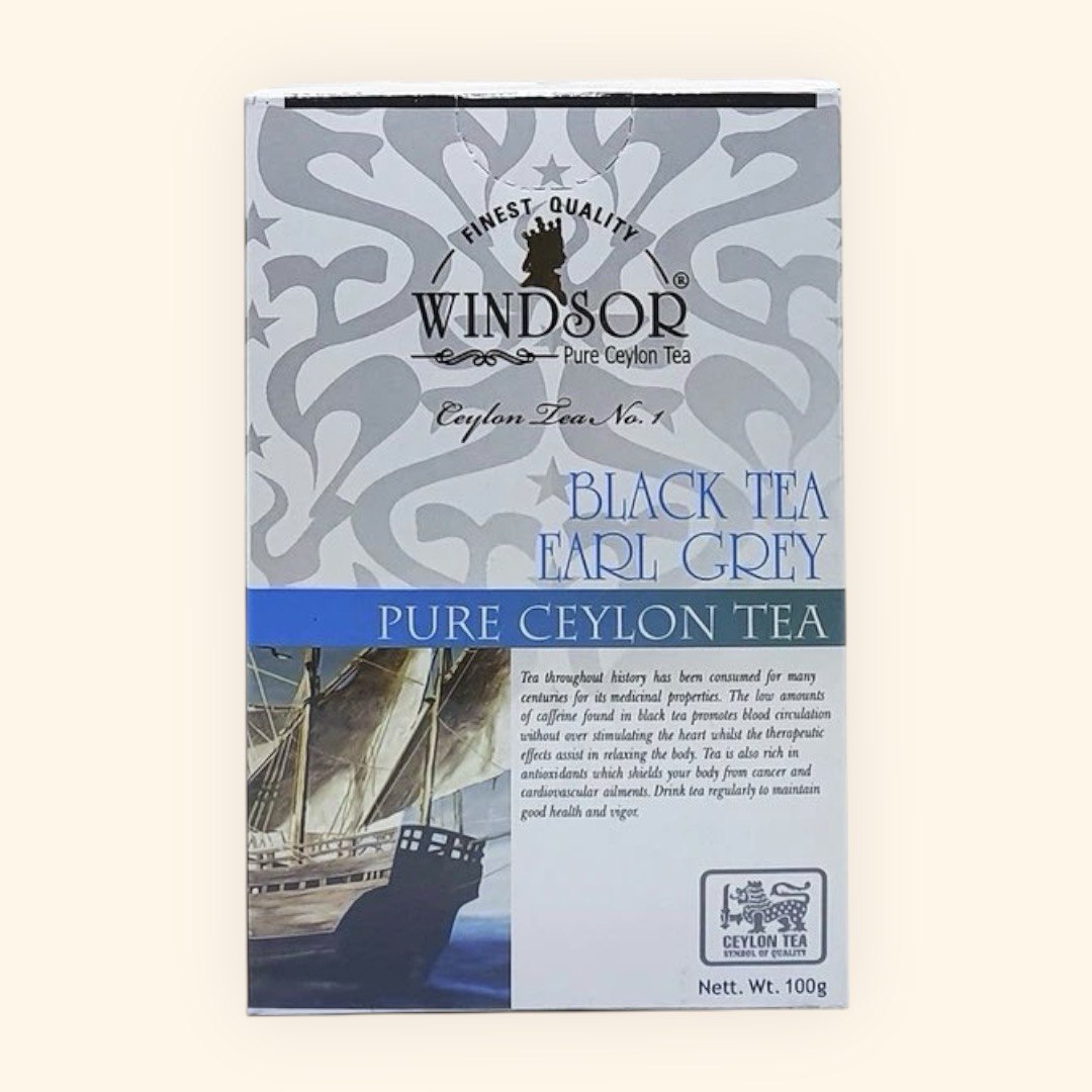 Чай Windsor Earl Grey Black Tea чорний з бергамотом 100 г