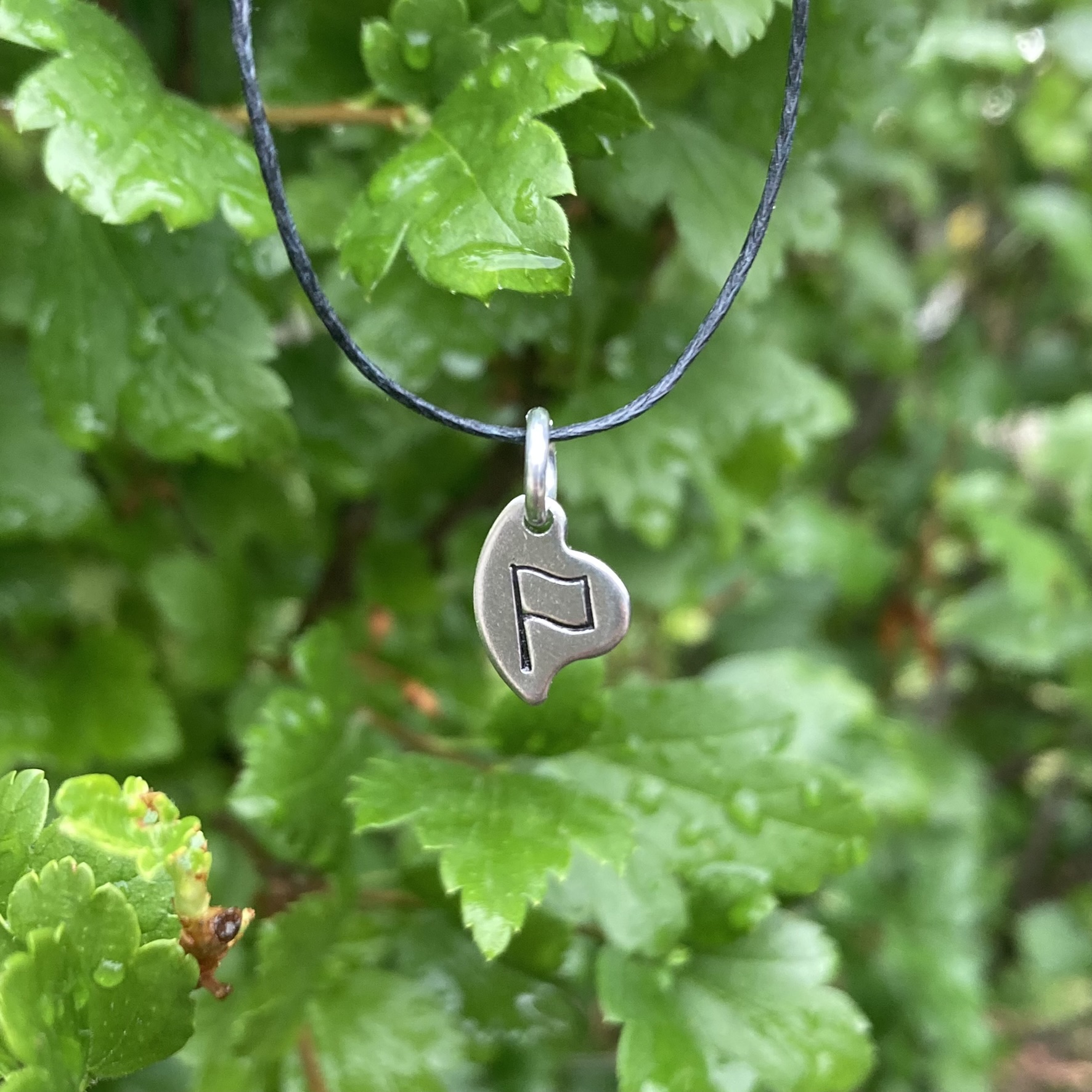 Shaped Flag Charm