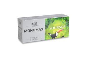 Чай зелений пакетований Мономах Soursop 25 х 1.5 г