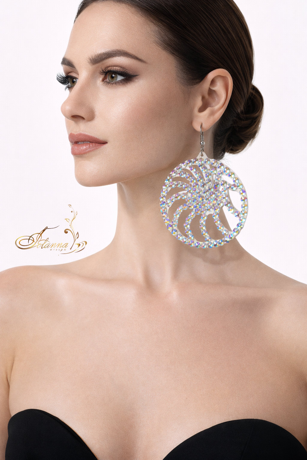 Ballroom crystal earrings