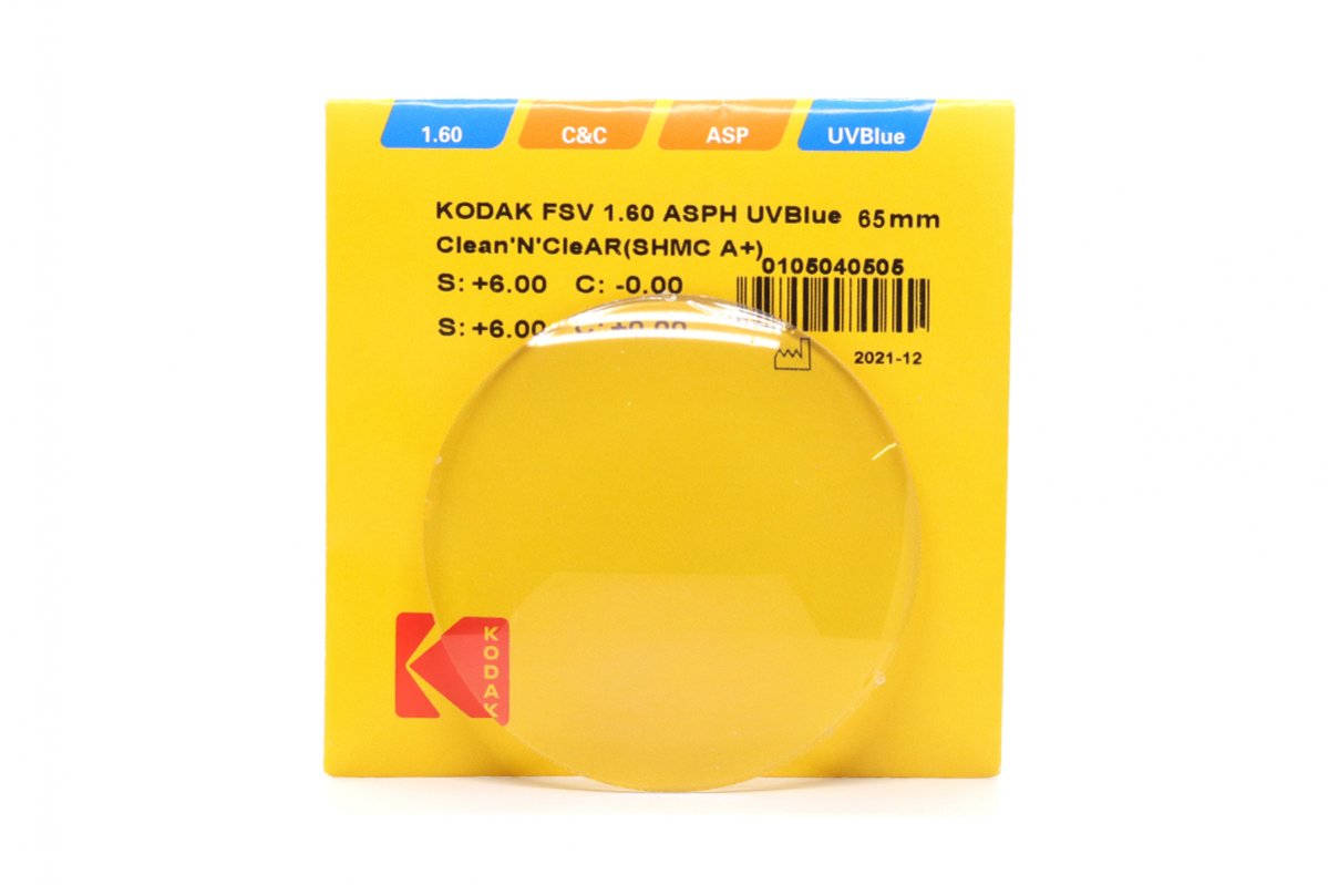 Лінзи для окулярів KODAK AS 1.6 UV Blue C&C Toric