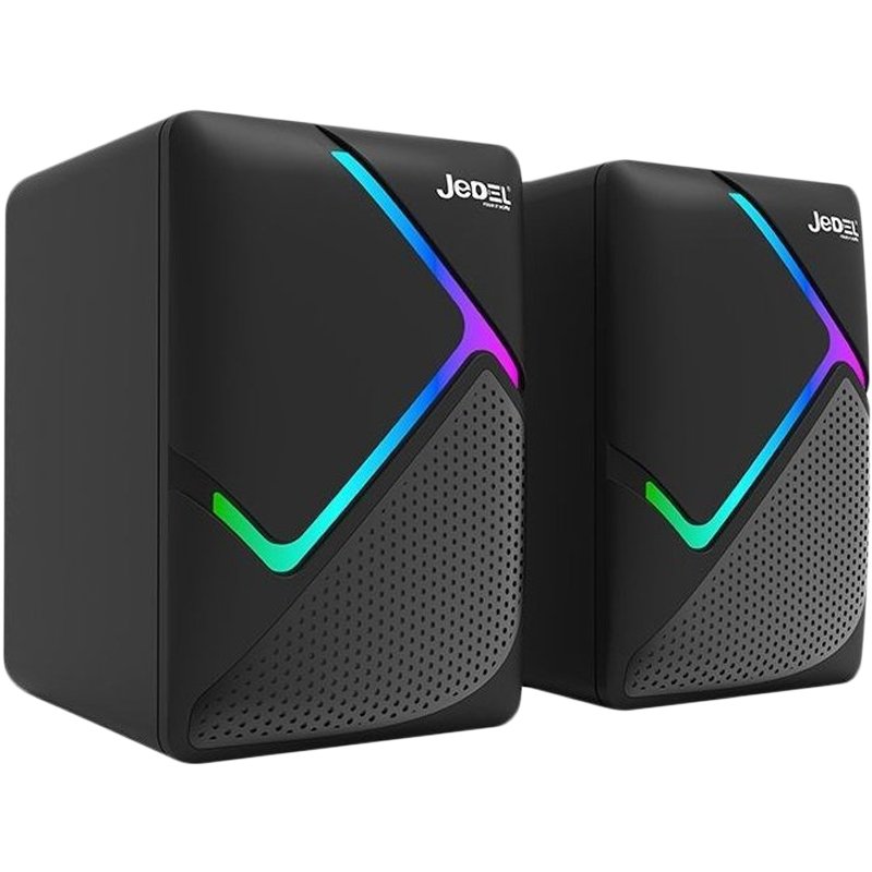 Колонки для комп'ютера JEDEL S526 PC2.0 USB RGB Black
