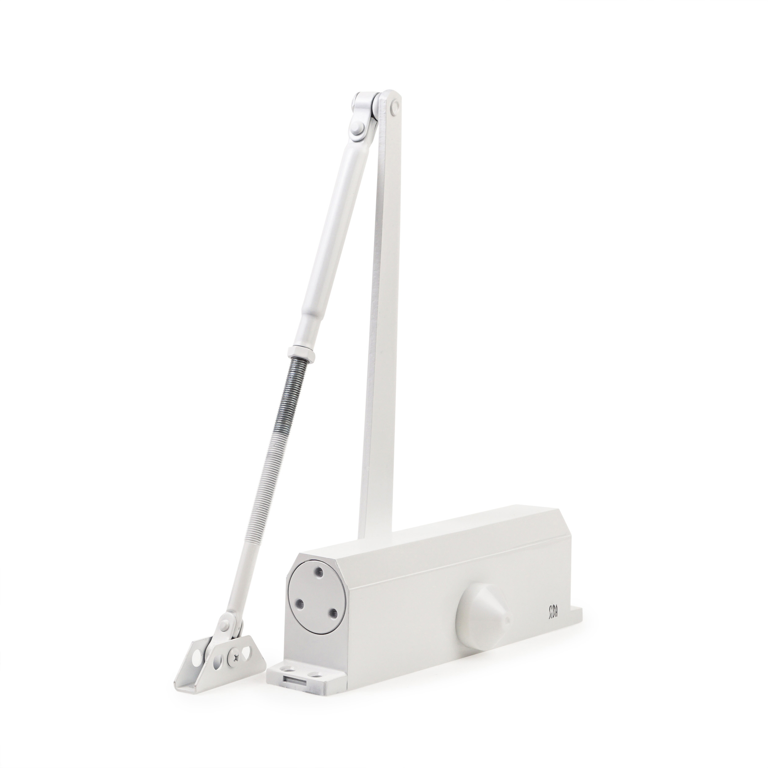 Дотягувач дверей SIBA SB-1015 EN5 80-120 кг, білий