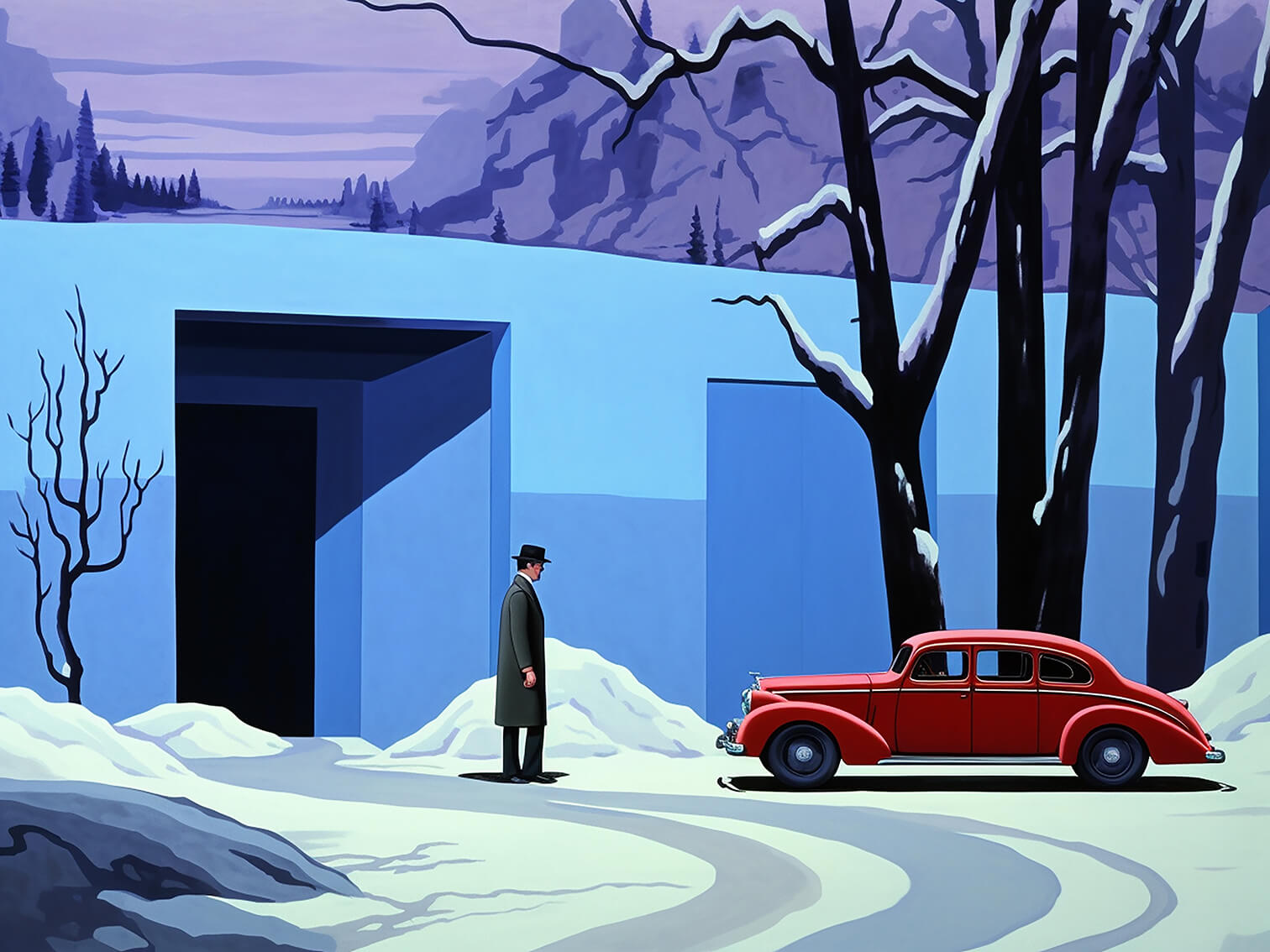 Fargo, 60x80 cm, original acrylic painting on canvas