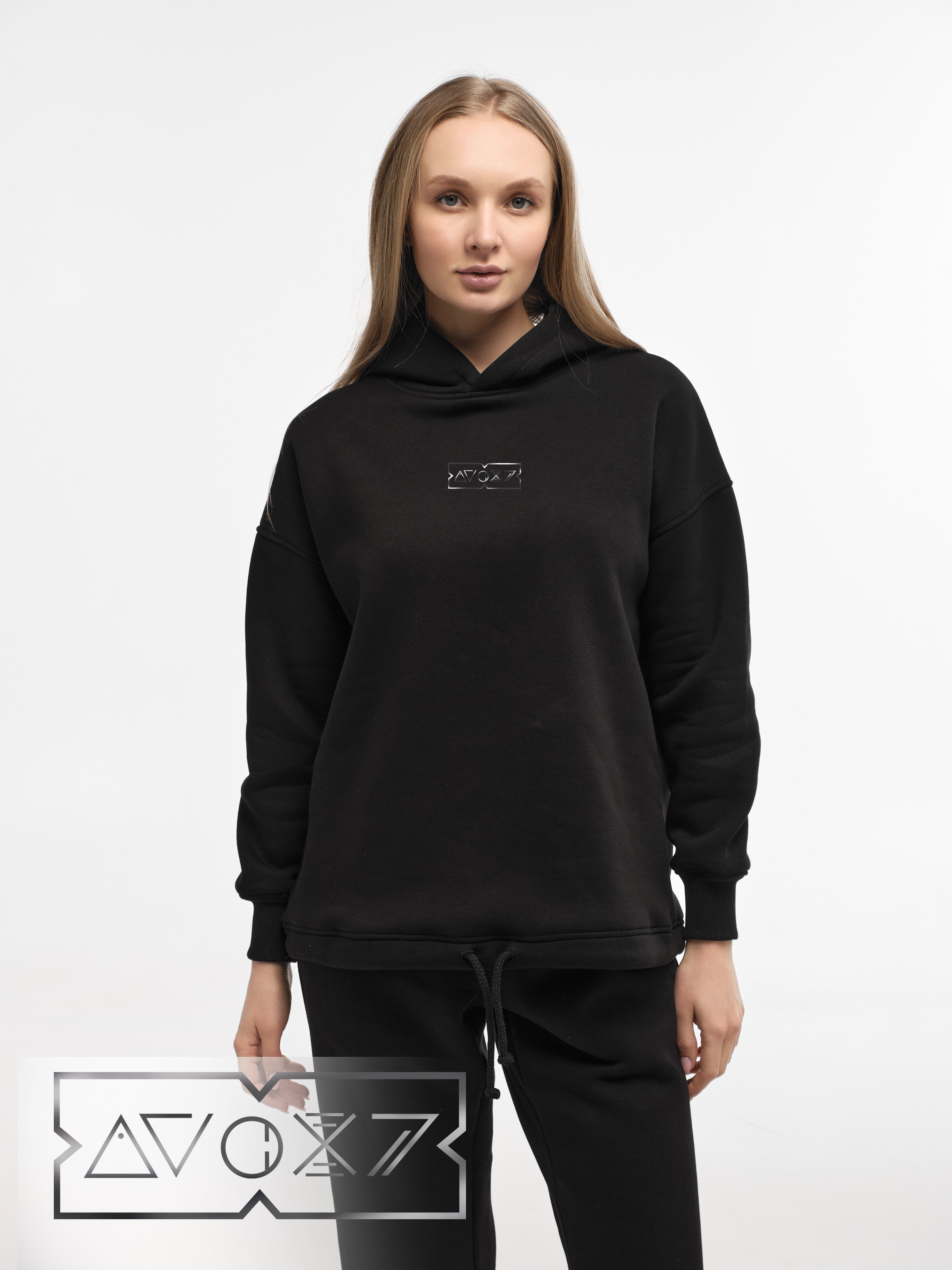 HOODIE "AVOX7" | LACE | BLACK EMOTION | XH2