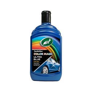 Поліроль для кузова з відновленням кольору Turtle Wax Color Magic Blue синя 500 мл