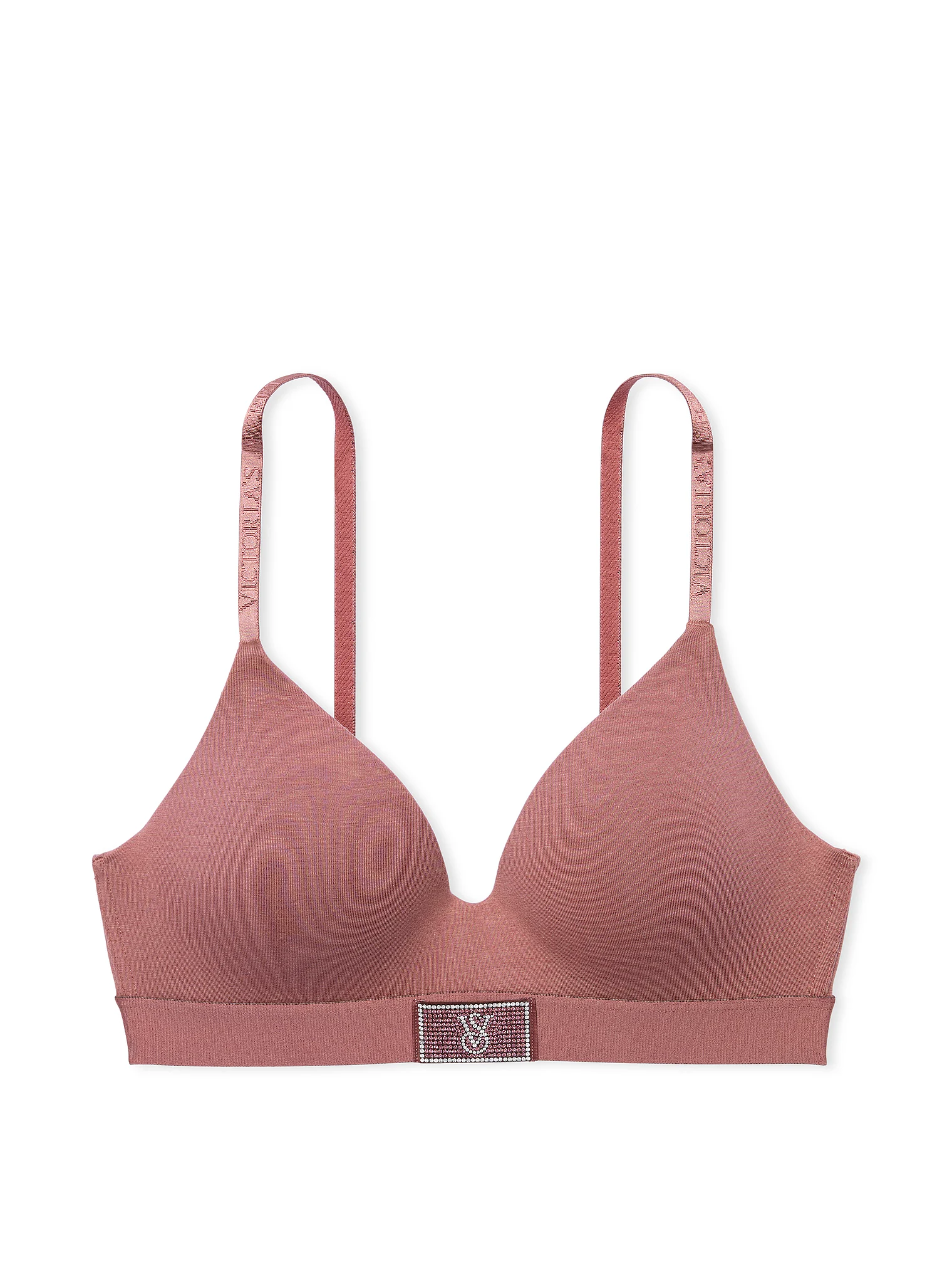 Бюстгальтер Shine Patch Lightly Lined Wireless Bra коричневий