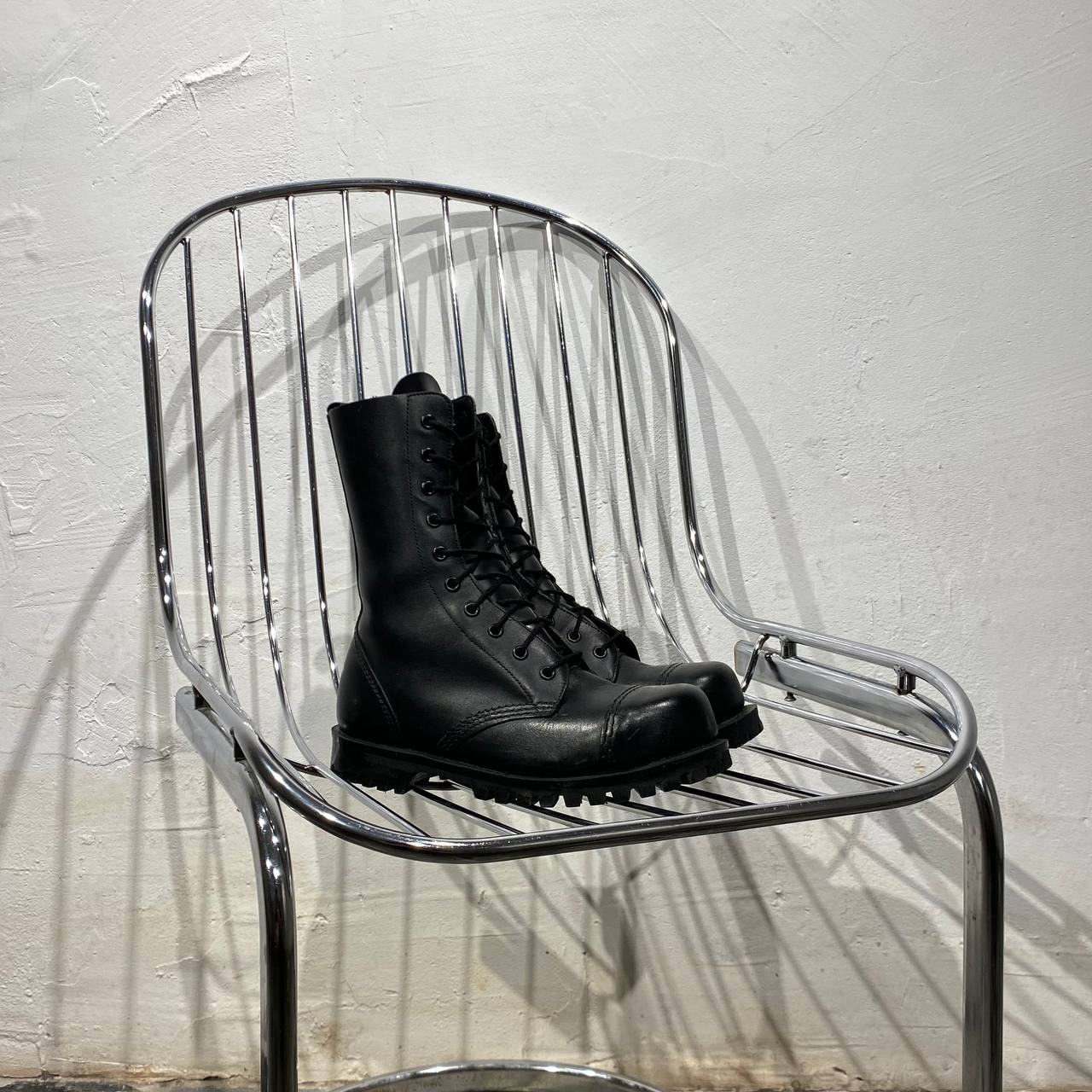 Vintage Provider Steel Toe Leather Boots