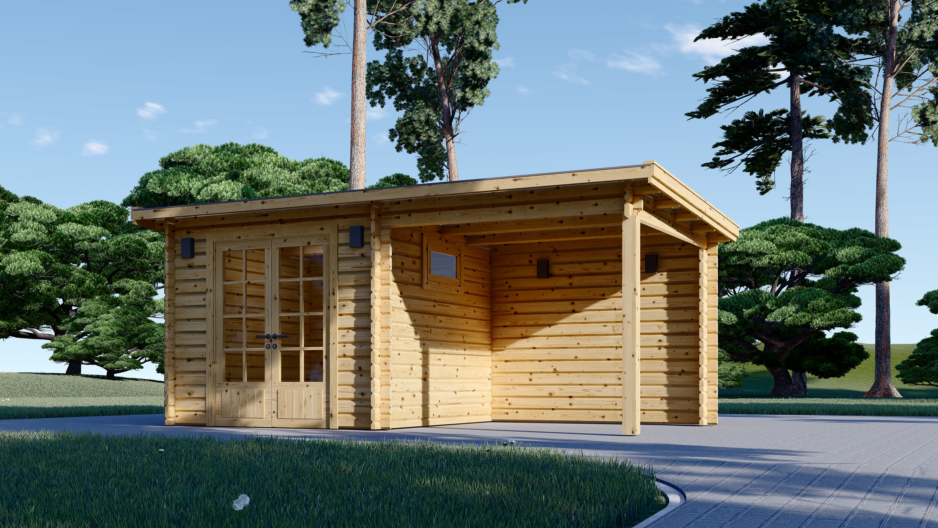 Caseta de jardín de madera Larra 5.2x2.7