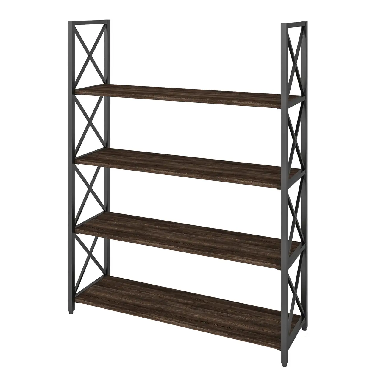 Стелаж металевий 4 полиці XX 1A, стелаж з полицями 1120/348/1265 мм., стелаж Лофт