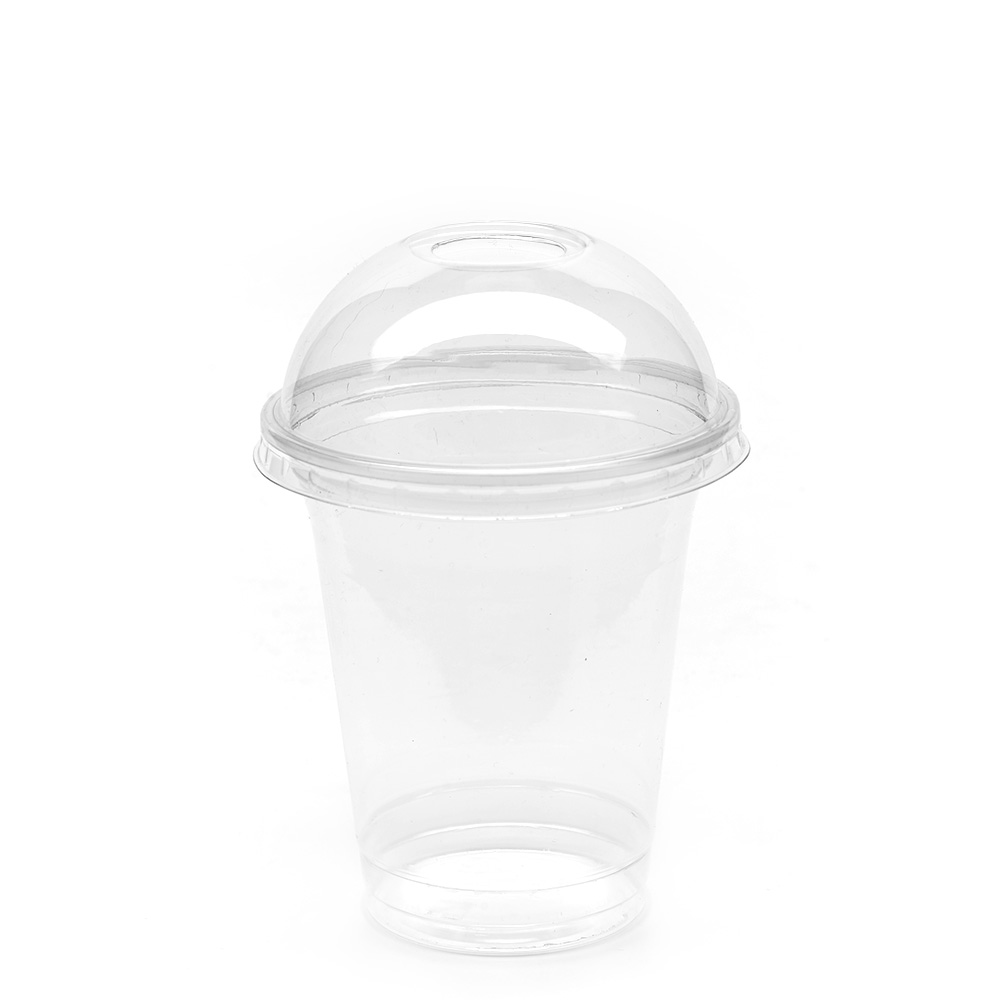 Стакан з купольною кришкою – 300ml (100шт)