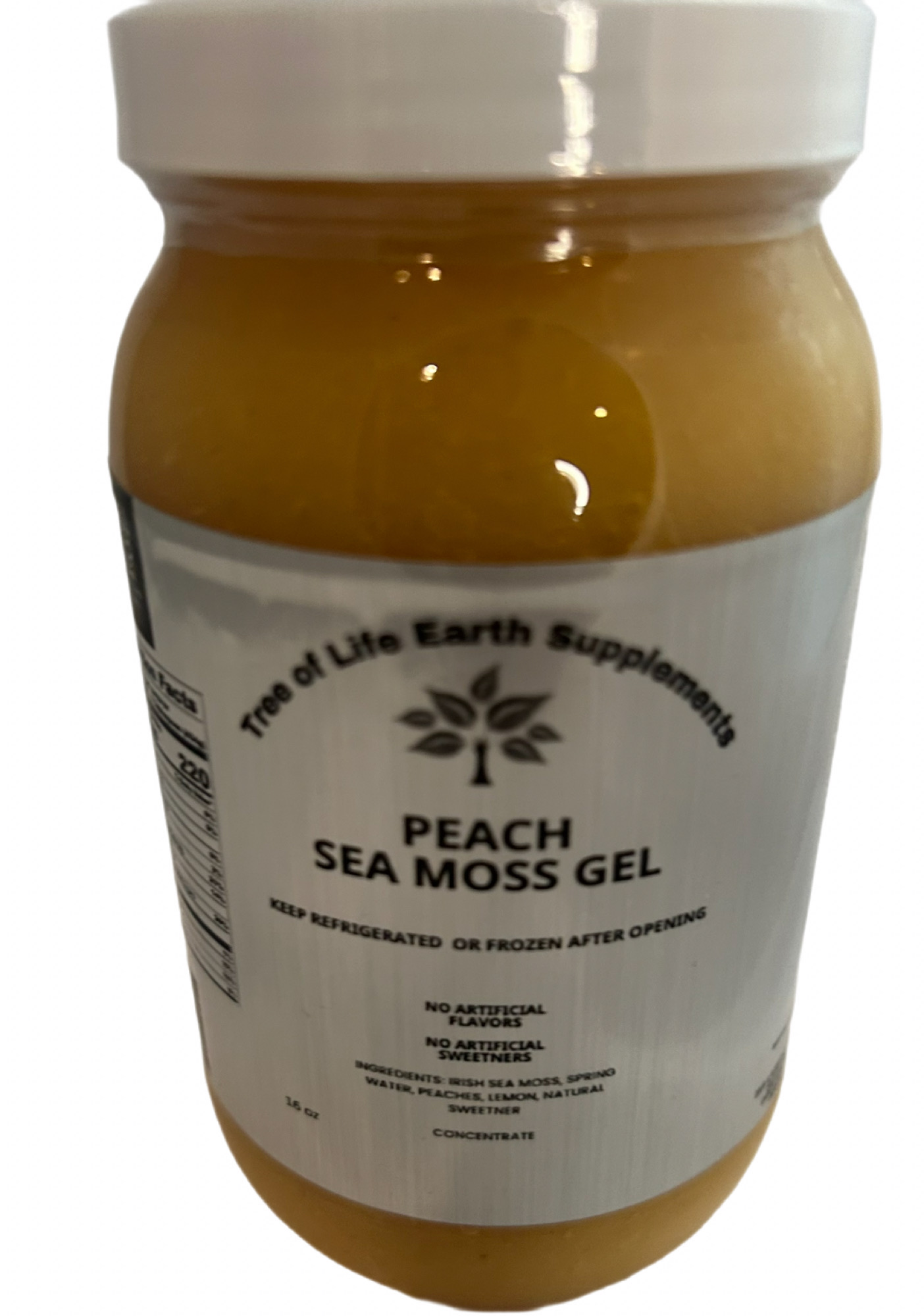 Peach Sea Moss Gel 16 OZ