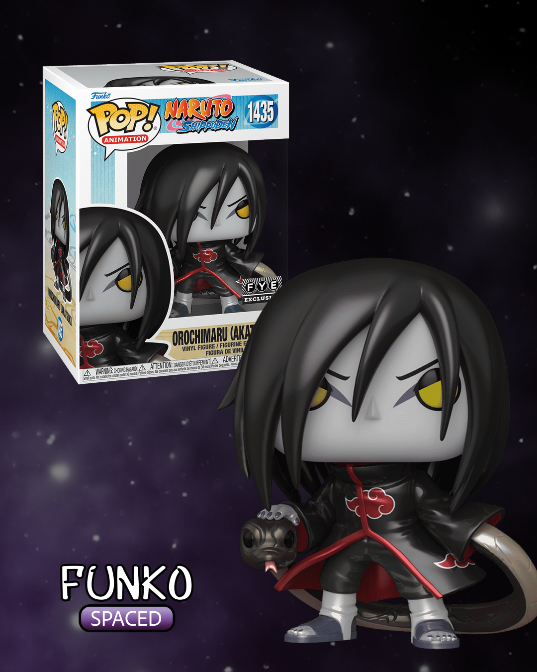 Фігурка Funko Pop Naruto - Metallic Orochimaru (Akatsuki) | Фанко Поп Наруто - Орочімару (Акацукі) #1435