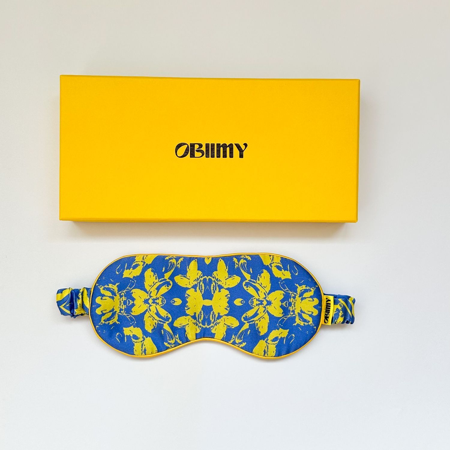 Маска для сну і відпочинку Obiimy з натурального шовку «Свобода»