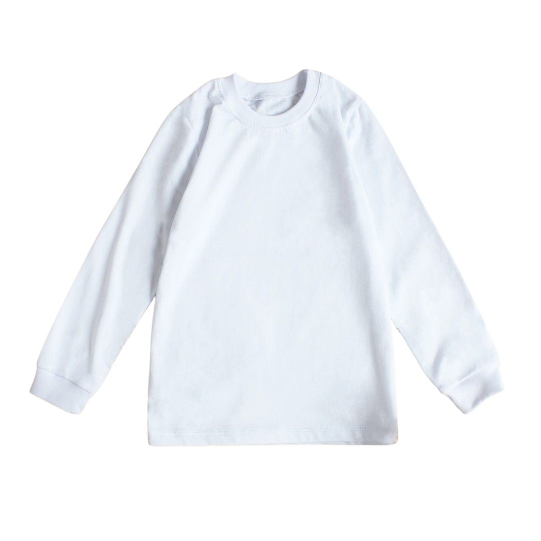 Лонгслів білий кулір