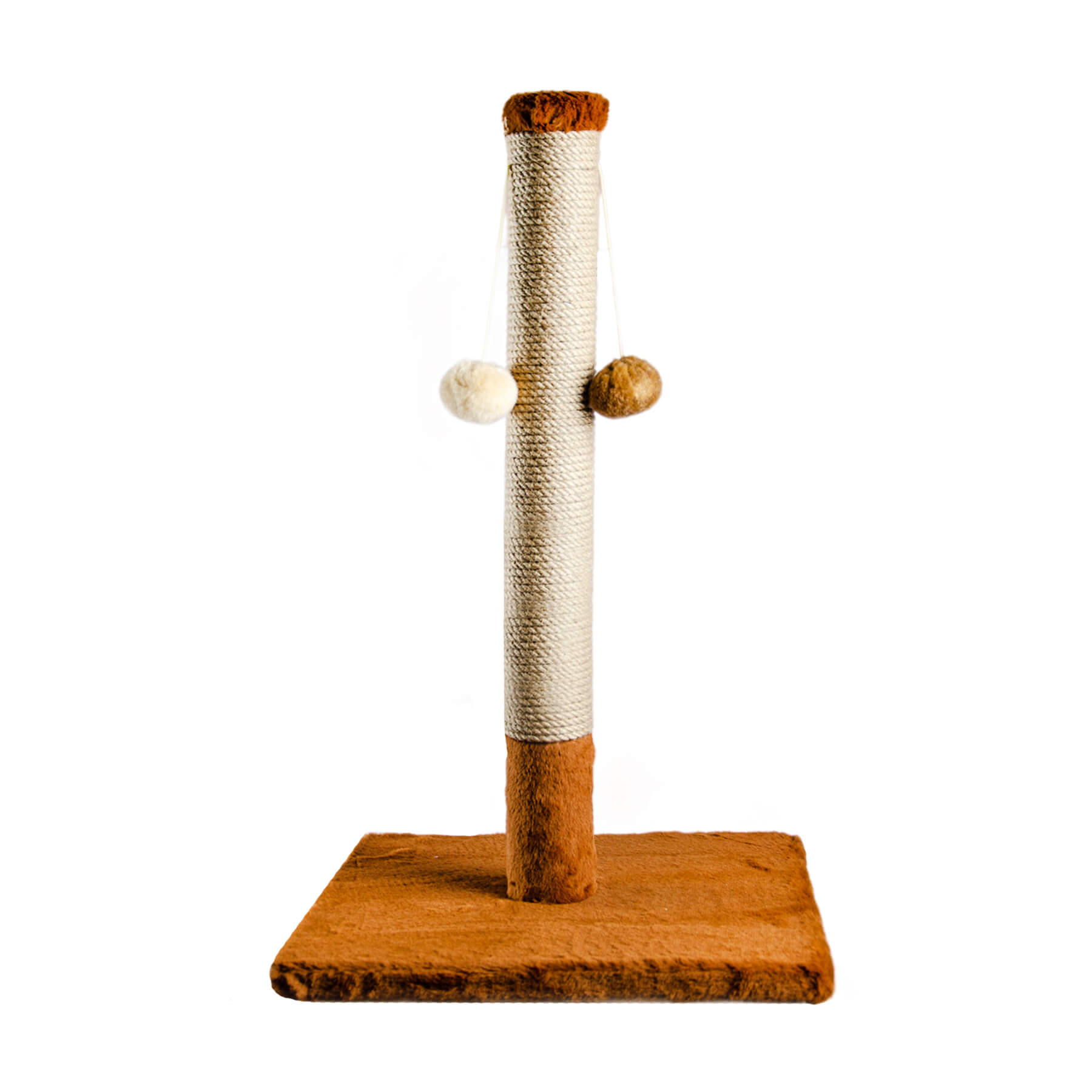 Дряпка Зоосет Стовпчик-2 (платф. - 37 х 37 см, висота - 62 см) в асортименті, джут