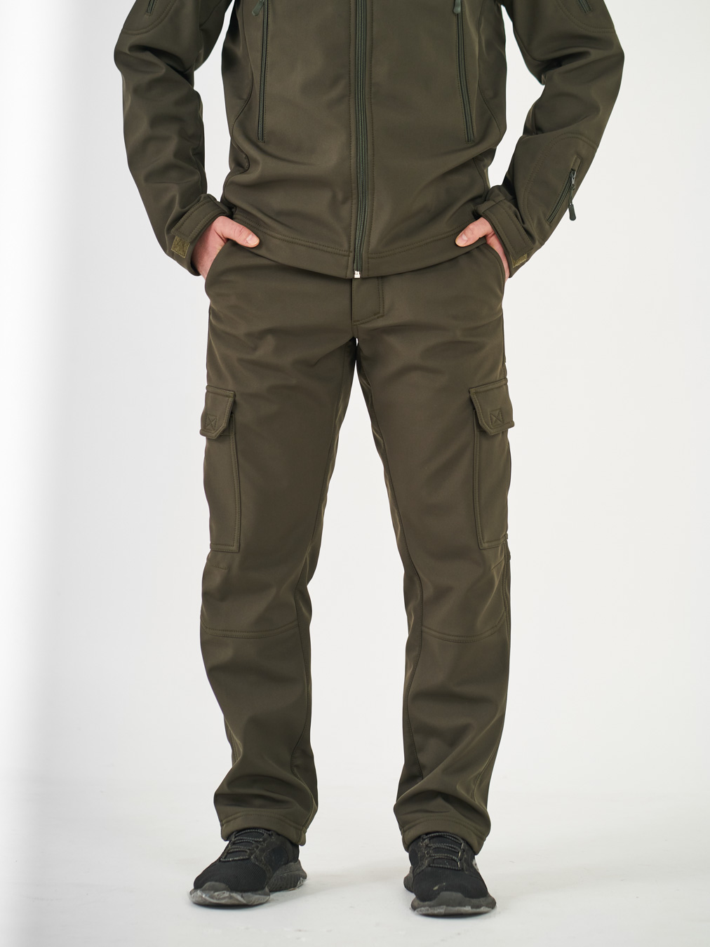 Штани чоловічі UKM Softshell олива