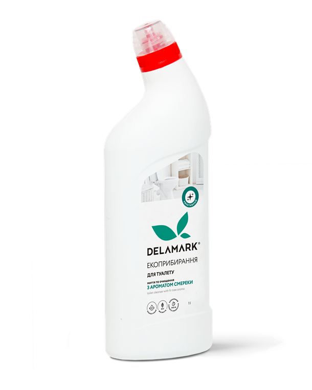 Засіб для миття туалету з смерековим ароматом Delamark 1 л