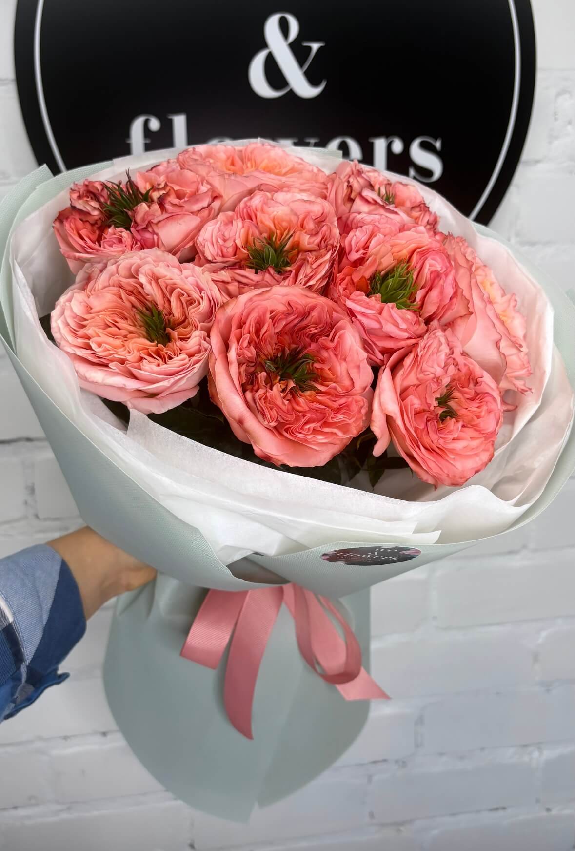 Букет троянд Мандарін Експрешн