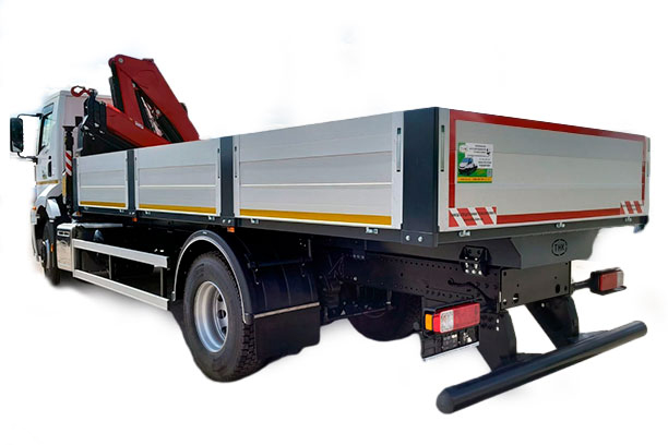 Бортовий автомобіль DONGFENG DFH1180E3 з КМУ 7,7 т