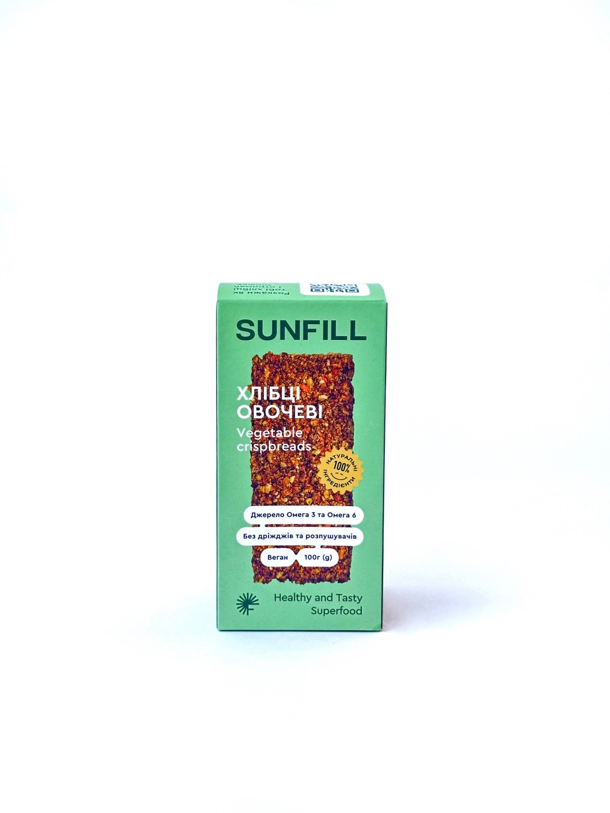 Хлібці овочеві  - Sunfill, 100 г