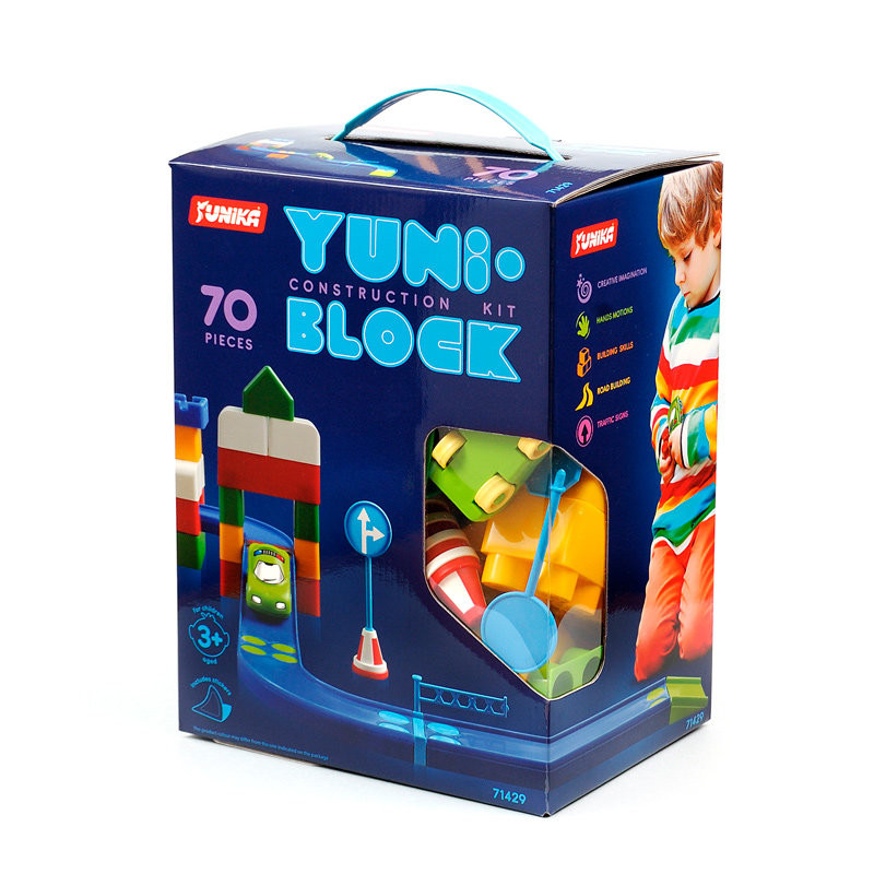 Конструктор дитячий "YUNI-BLOK" | 70 деталей