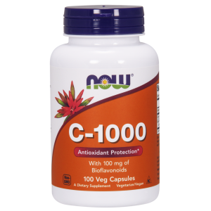 NOW Foods Vitamin C 1000 мг – 100 веган капсул