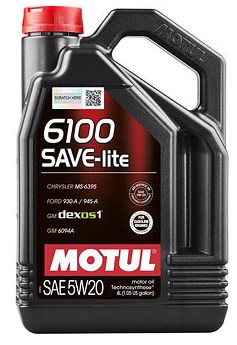 Моторна олива 5w20 моторна  Motul 6100 SAVE-LITE, 4л.