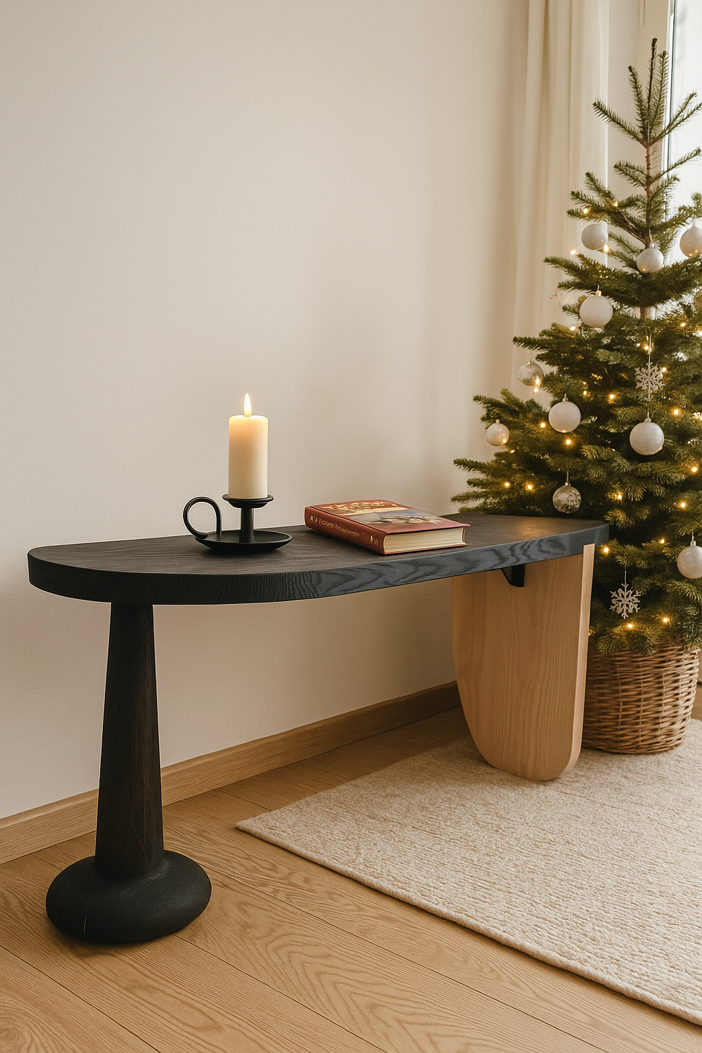 Дизайнерський кавовий столик з ясена