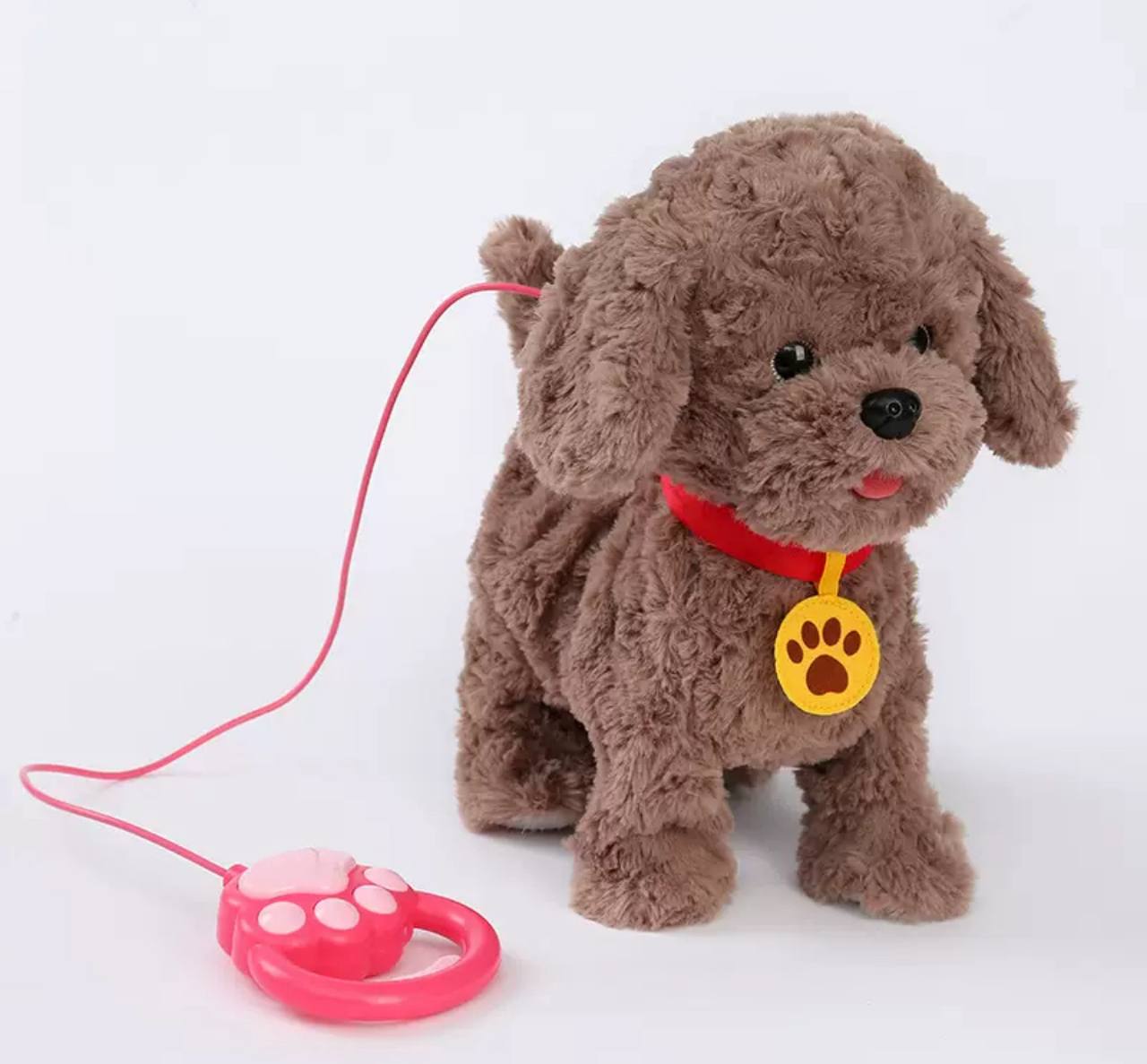 Інтерактивна іграшка песик на повідку