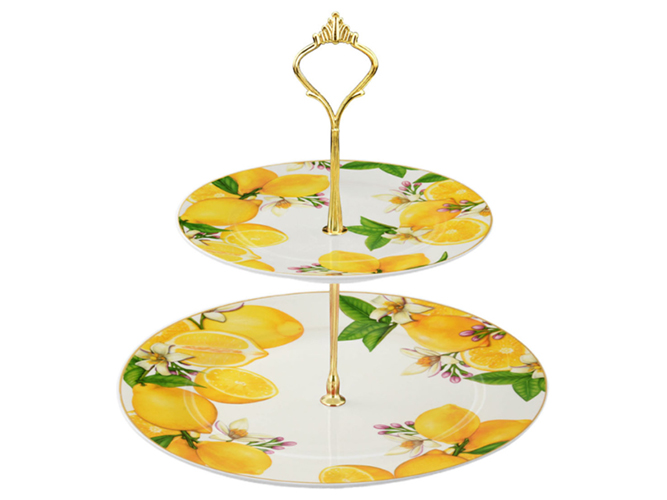 Блюдо Limited Edition LEMON /2-ярус./ 19,26 см в уп.