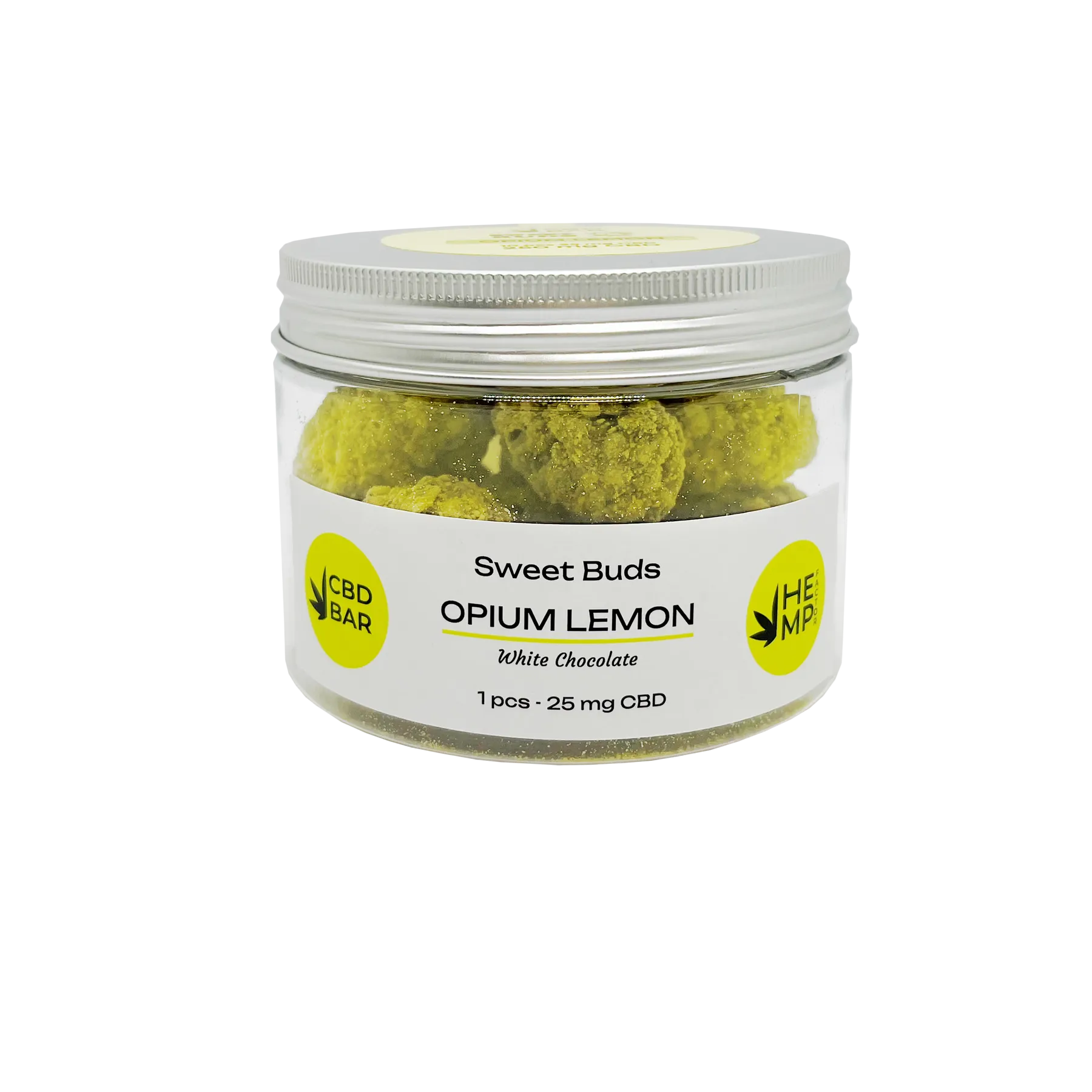 Sweet buds Opium Lemon 100г 25мг CBD в молочному шоколаді