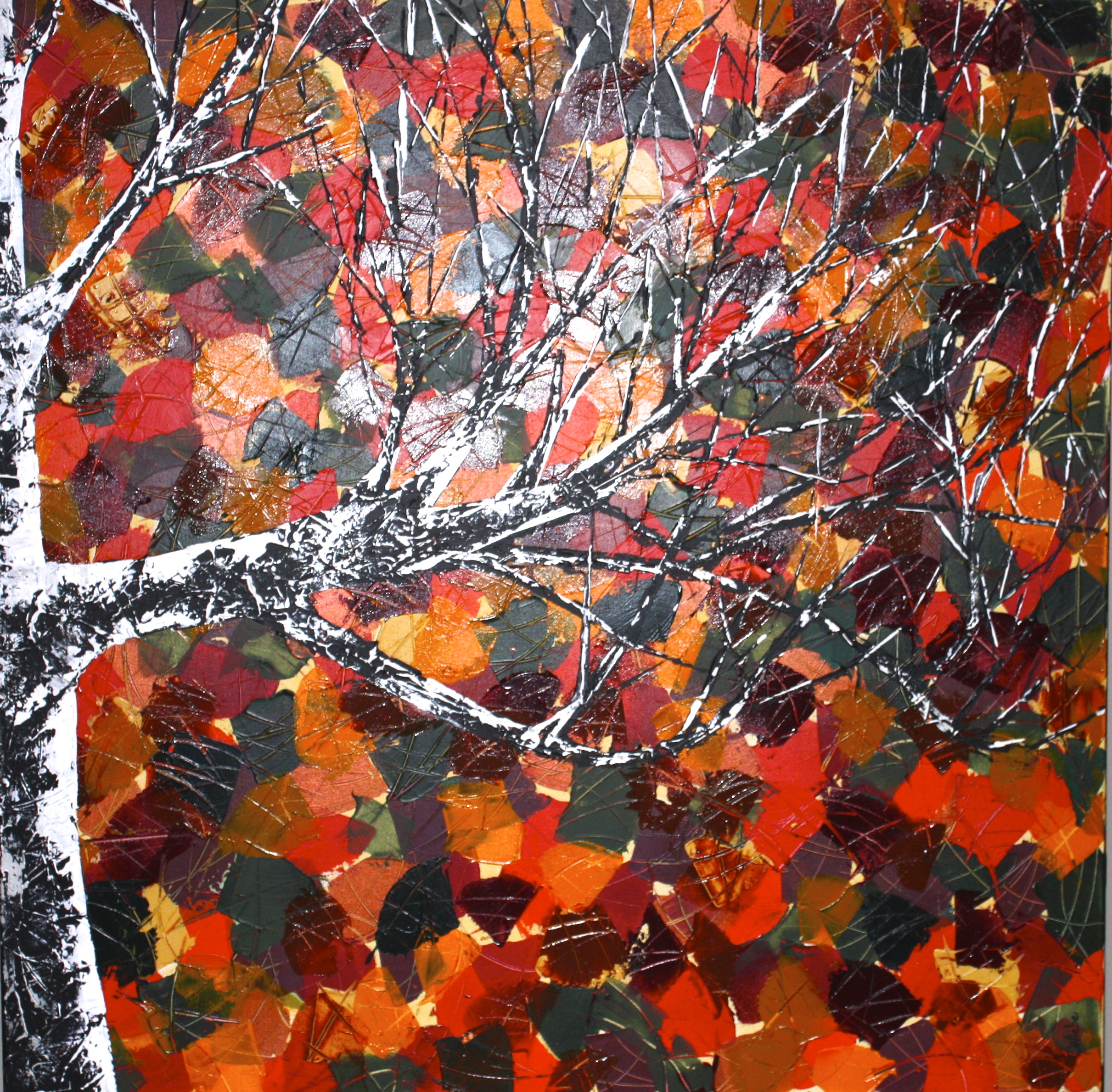 Colour Tree - Original Acrylic Painting 