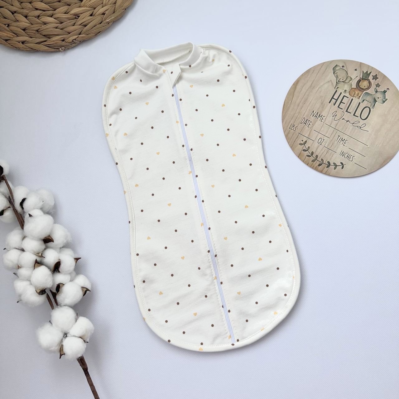 Пелюшка-кокон тепла на блискавці для новонароджених малюків