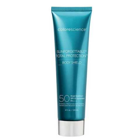 Сolorescience Total Protection Body Shield SPF 50, 200 ml - Cонцезахисний крем для тіла