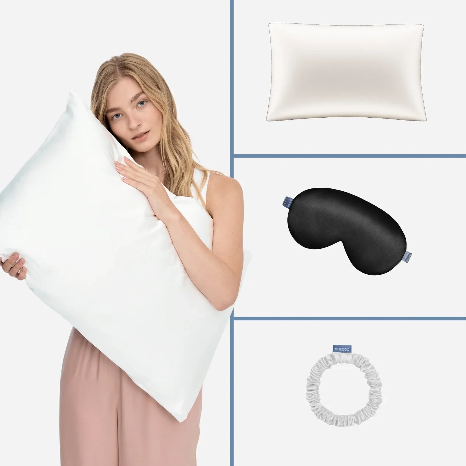 Набір для сну Beauty Sleep Box від Molodo в молочному кольорі