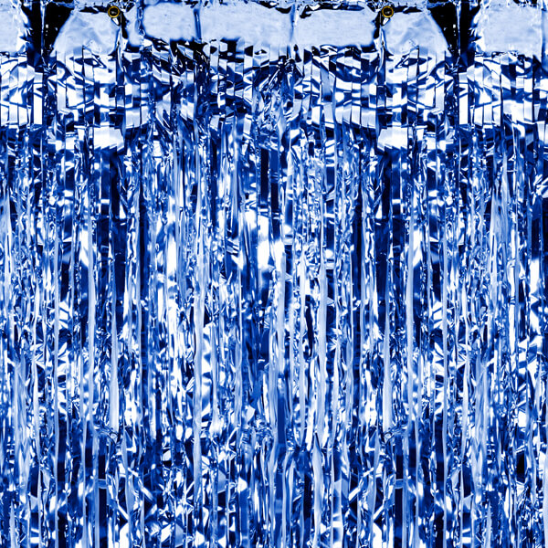 Двосторонній дощик синій 90x250см