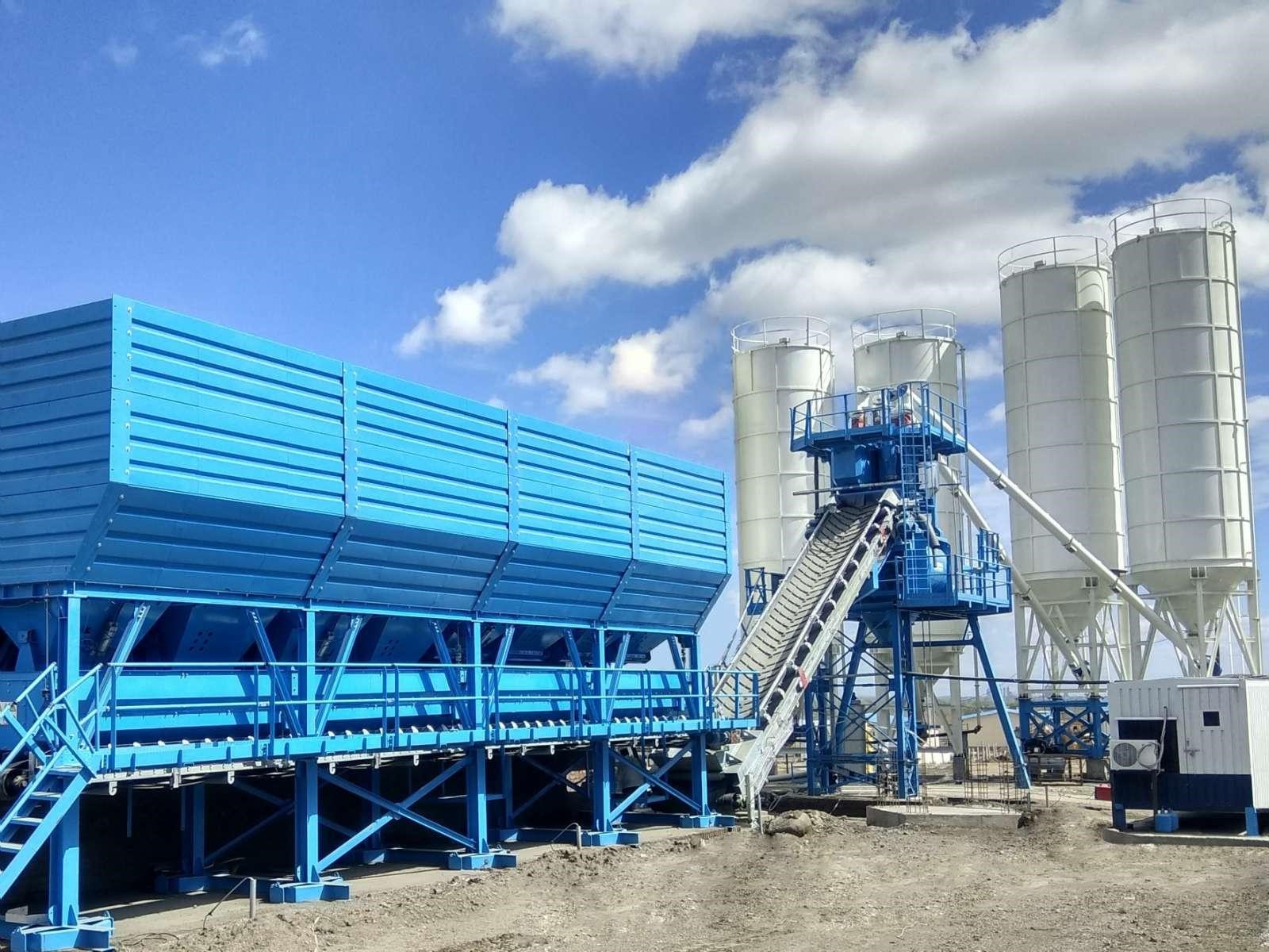 БЕТОННИЙ ЗАВОД ПРОДУКТИВНІСТЮ 160 М3 / ГОД