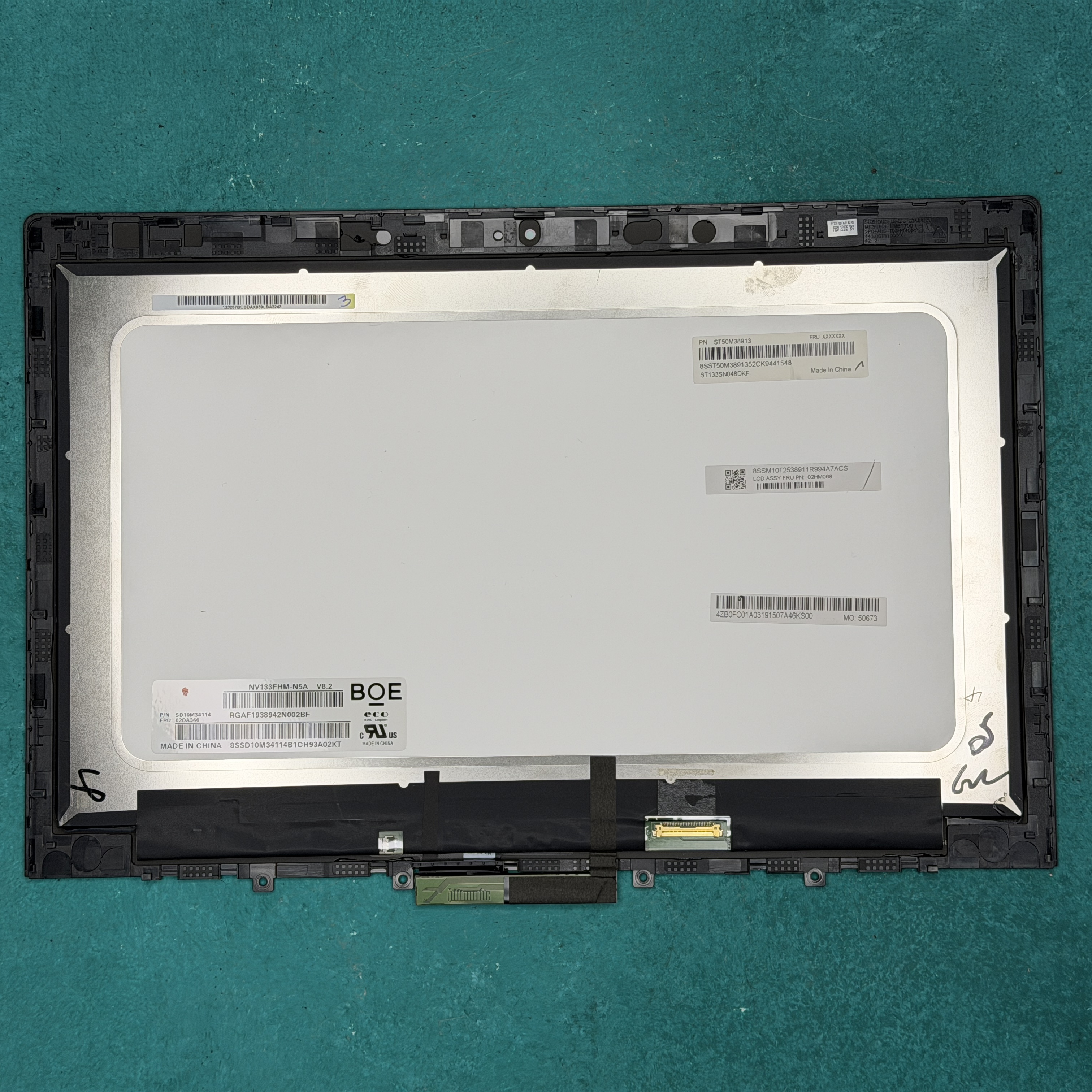 Дисплей 13.3" FHD IPS Сенсорний в сборі	Оригінал	Lenovo ThinkPad Yoga L390	NV133FHM-N5A