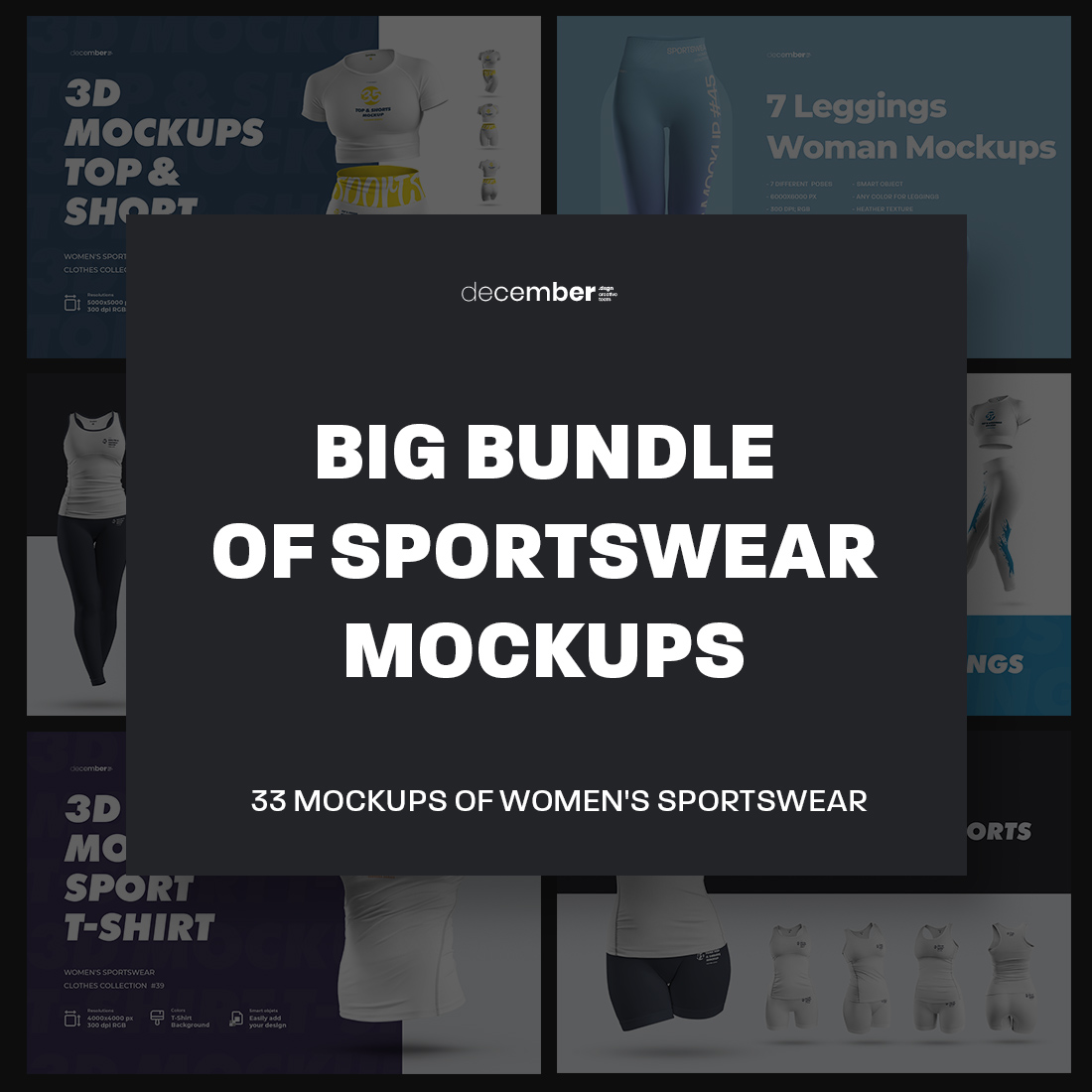Big Bundle Sportswear Women Mockups
