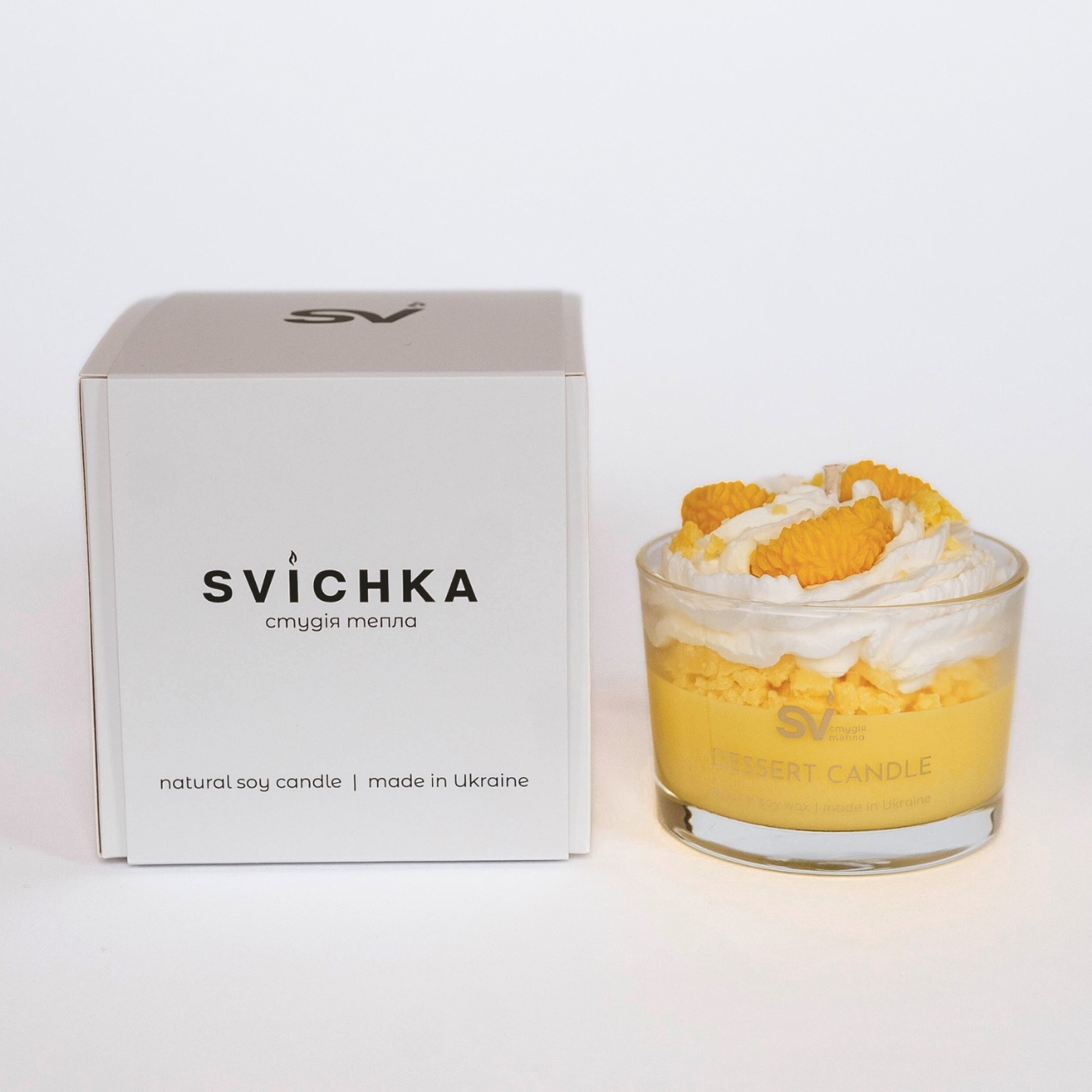 Десертна свічка «Лимонний пиріг» ароматична