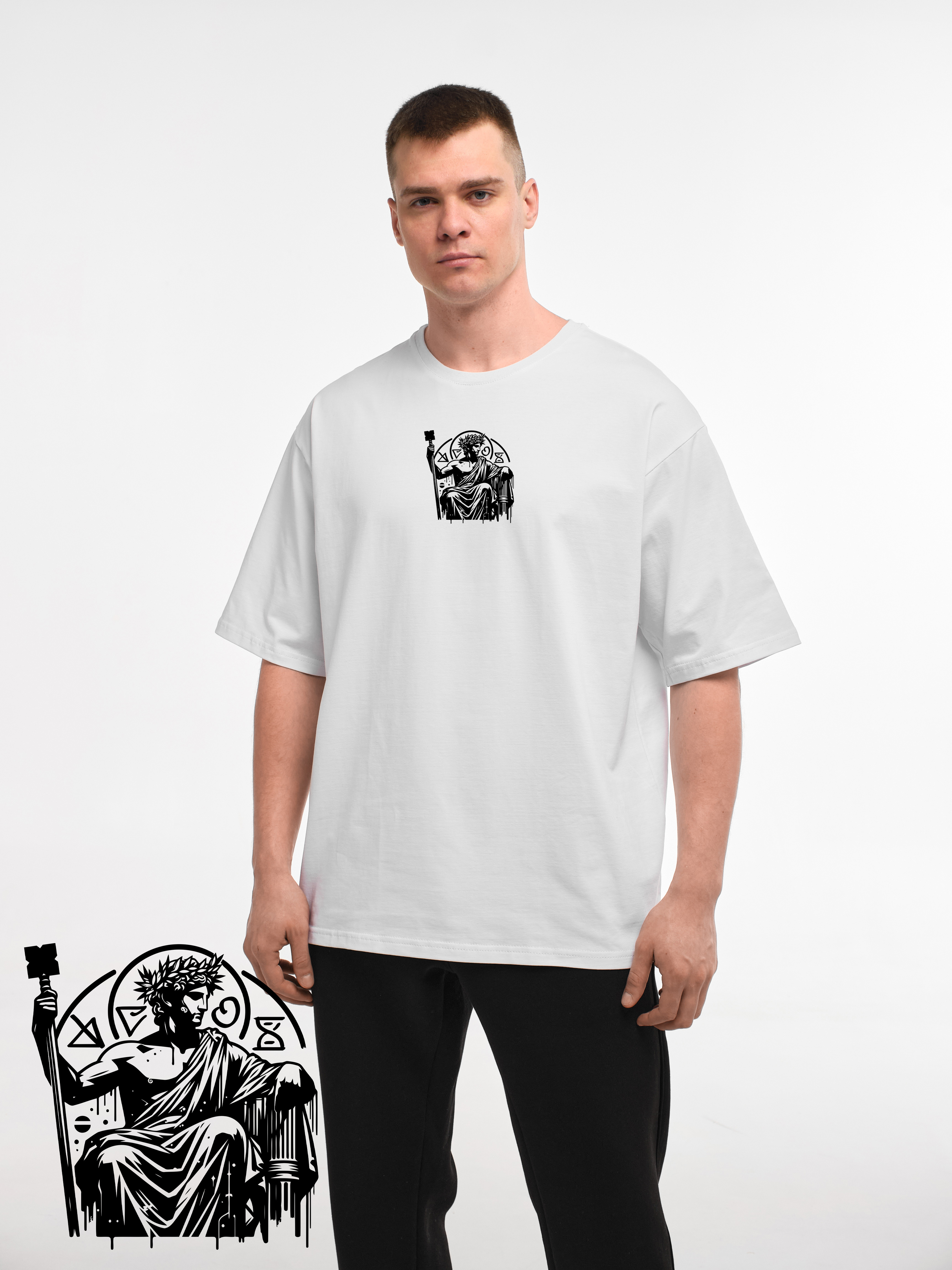 T-SHIRT "HERMES" | WHITE EMOTION | XT1
