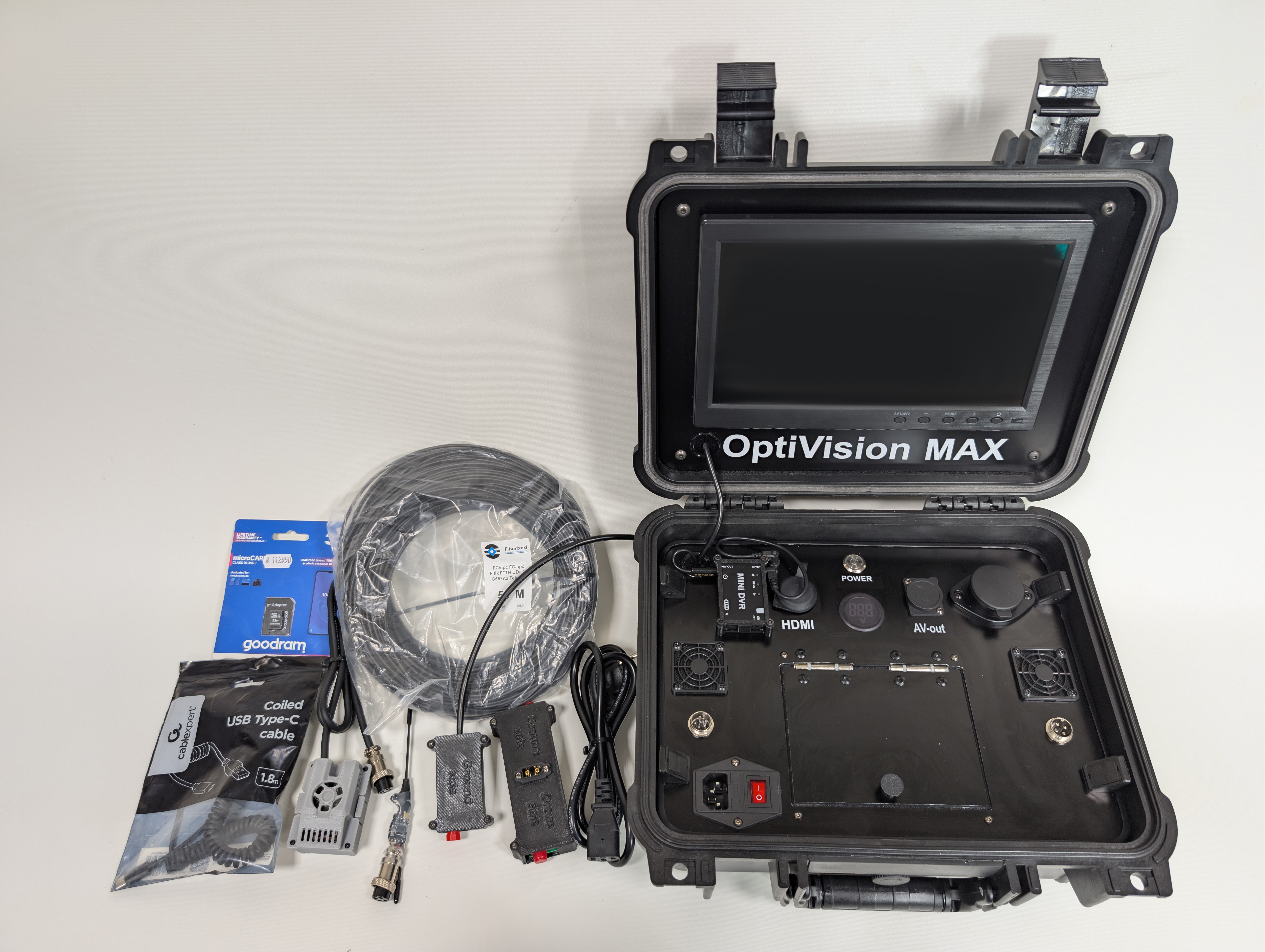 Наземний комплекс OptiVision MAX для управління дроном на оптоволокні