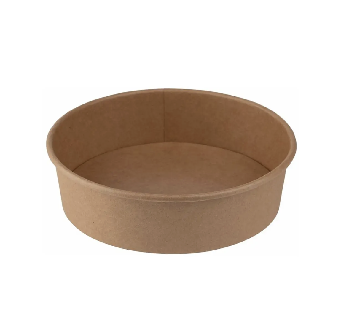 Салатник 750 мл, крафт, паперовий, диаметр 150 мм, 50 шт, 012300105