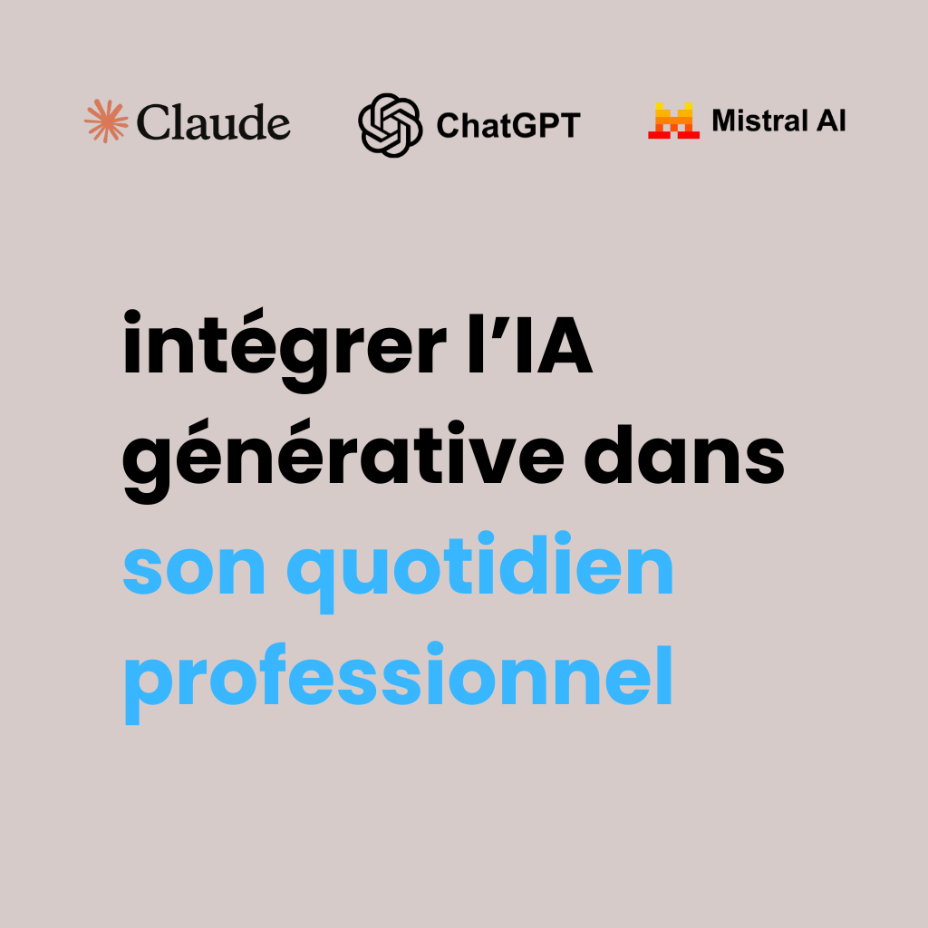 Utiliser l'IA générative dans son entreprise ( Atelier 1 jour - jusqu'à 6 participants