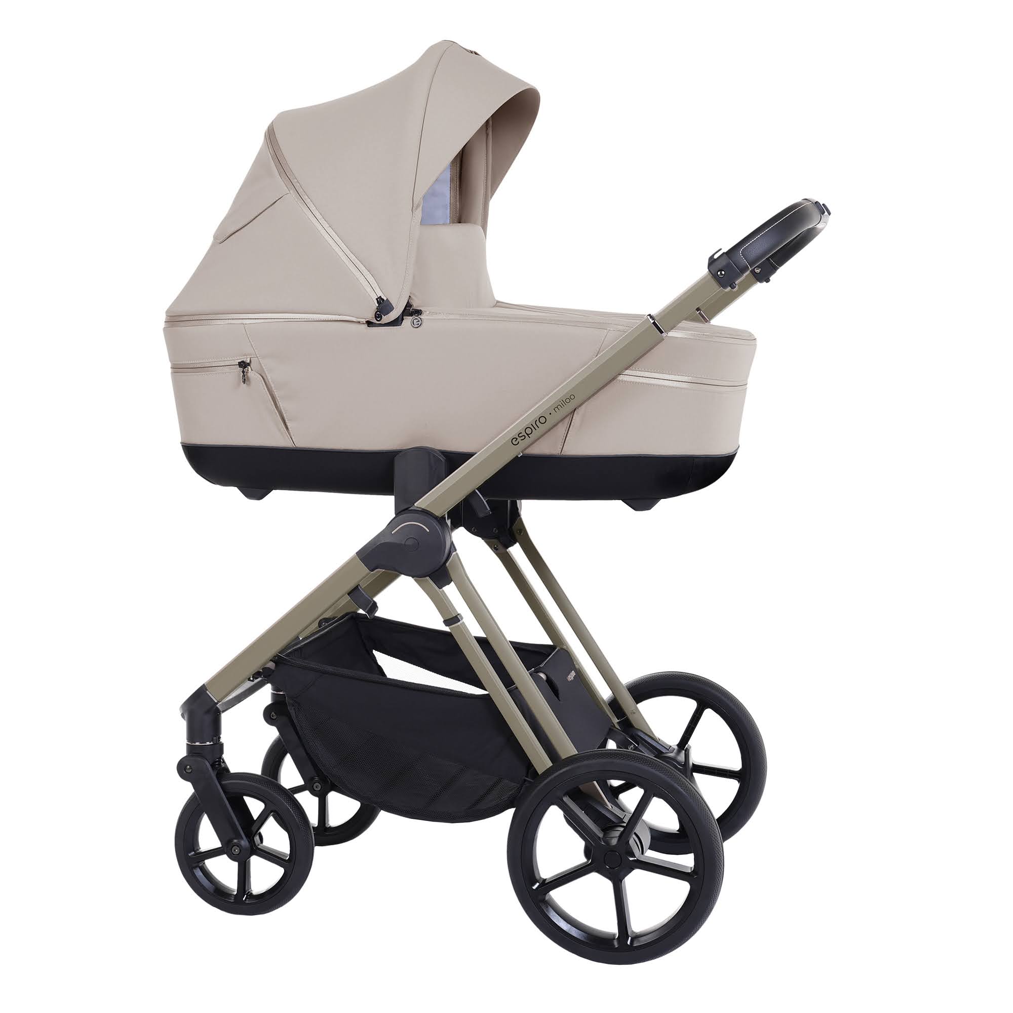 Коляска 2в1 ESPIRO MILOO 219 WHITE PEARL