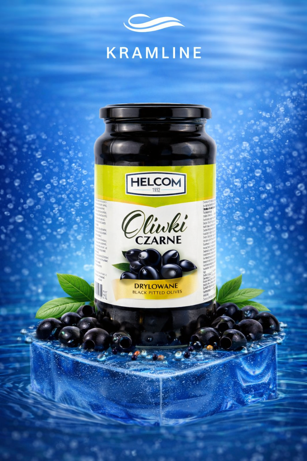 Оливки чорні без кісточки "Helcom"