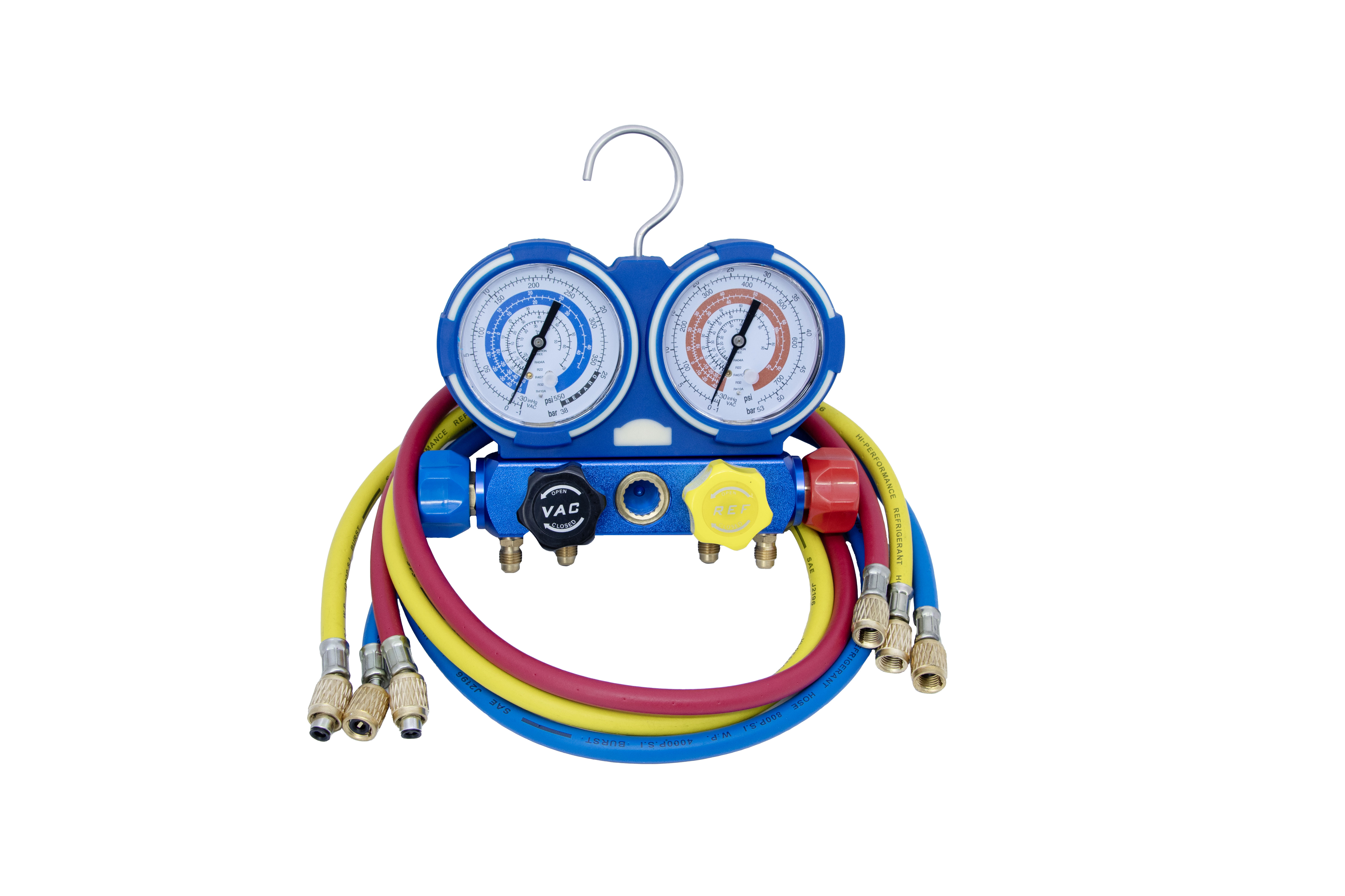 MG 4 R410a Манометричний 4-x вентильний колектор R410а / R32 / R407c /  R404а / R22