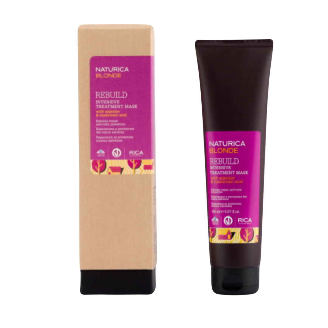 Маска для сухого та пошкодженого волосся, відновлення для блондинок Rebuild Intensive Mask 150 мл