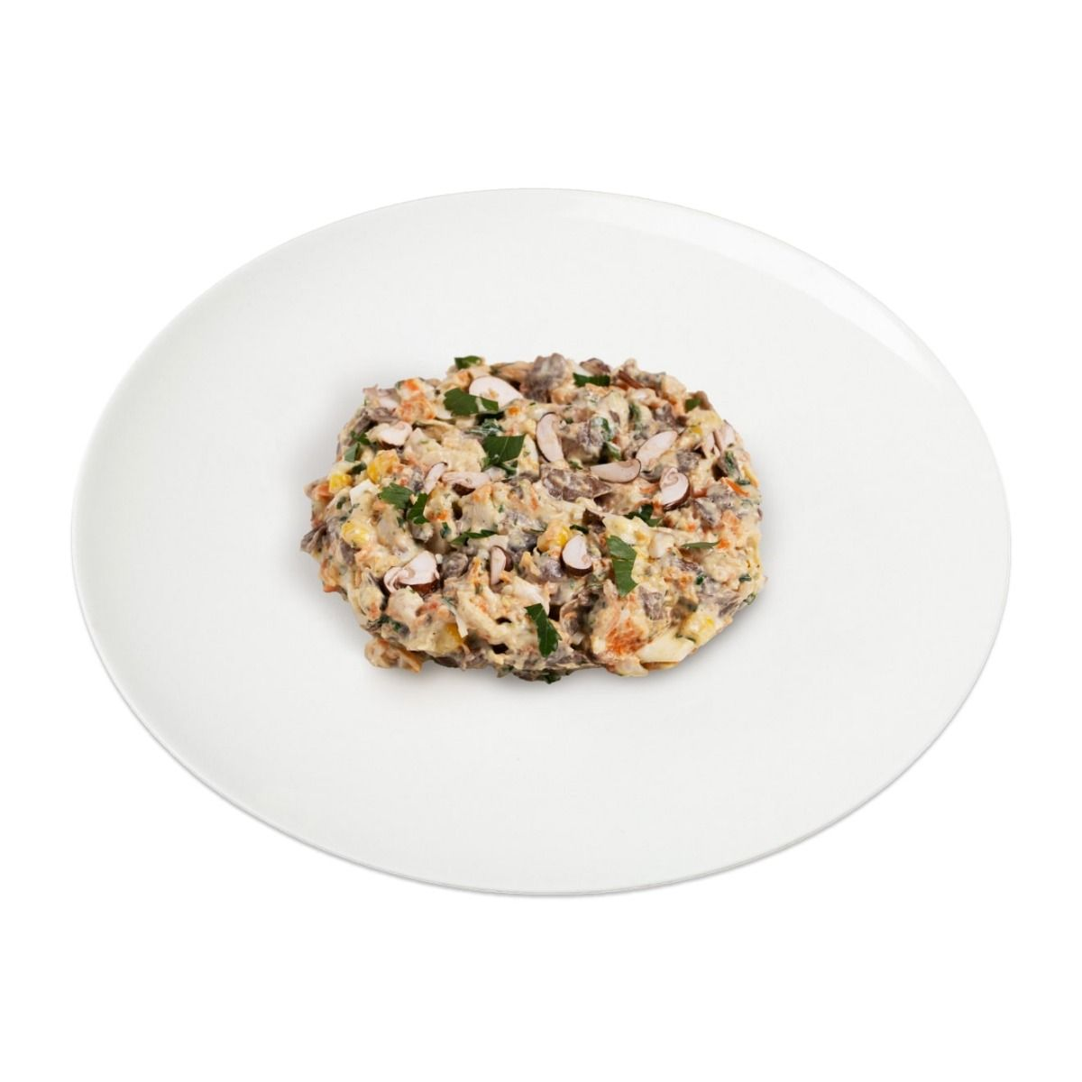 Салат з куркою та грибами охол п/л ~1 кг, п/я ~4 кг,  Секрети Шефа